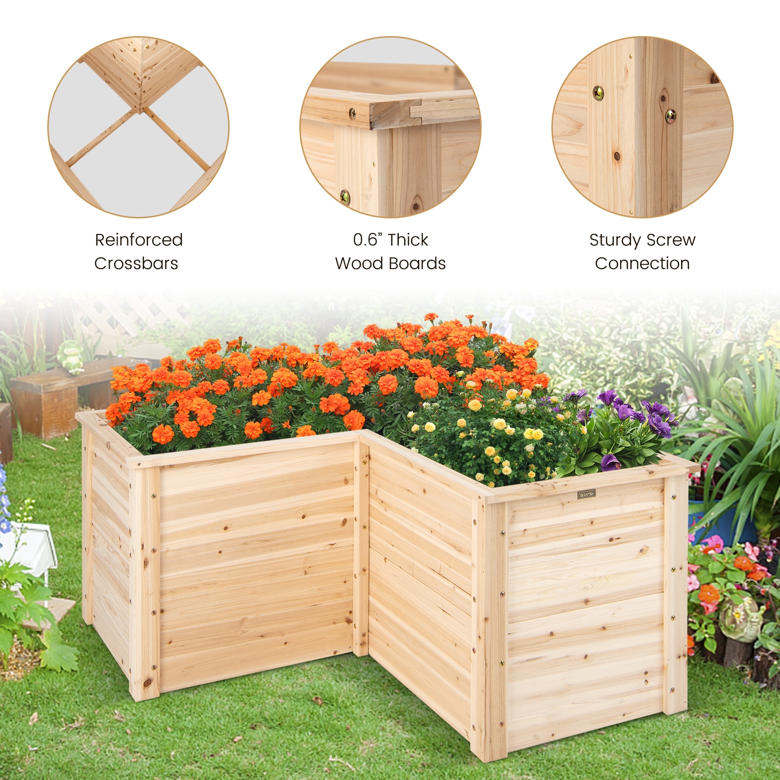 Slickblue D-CO-AN0404TG Raised-Garden-Beds - View #4