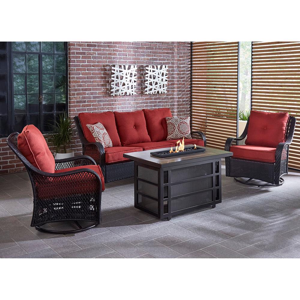 Hanover ORL4PCRECFP-BRY Patio-Conversation-Sets - View #8