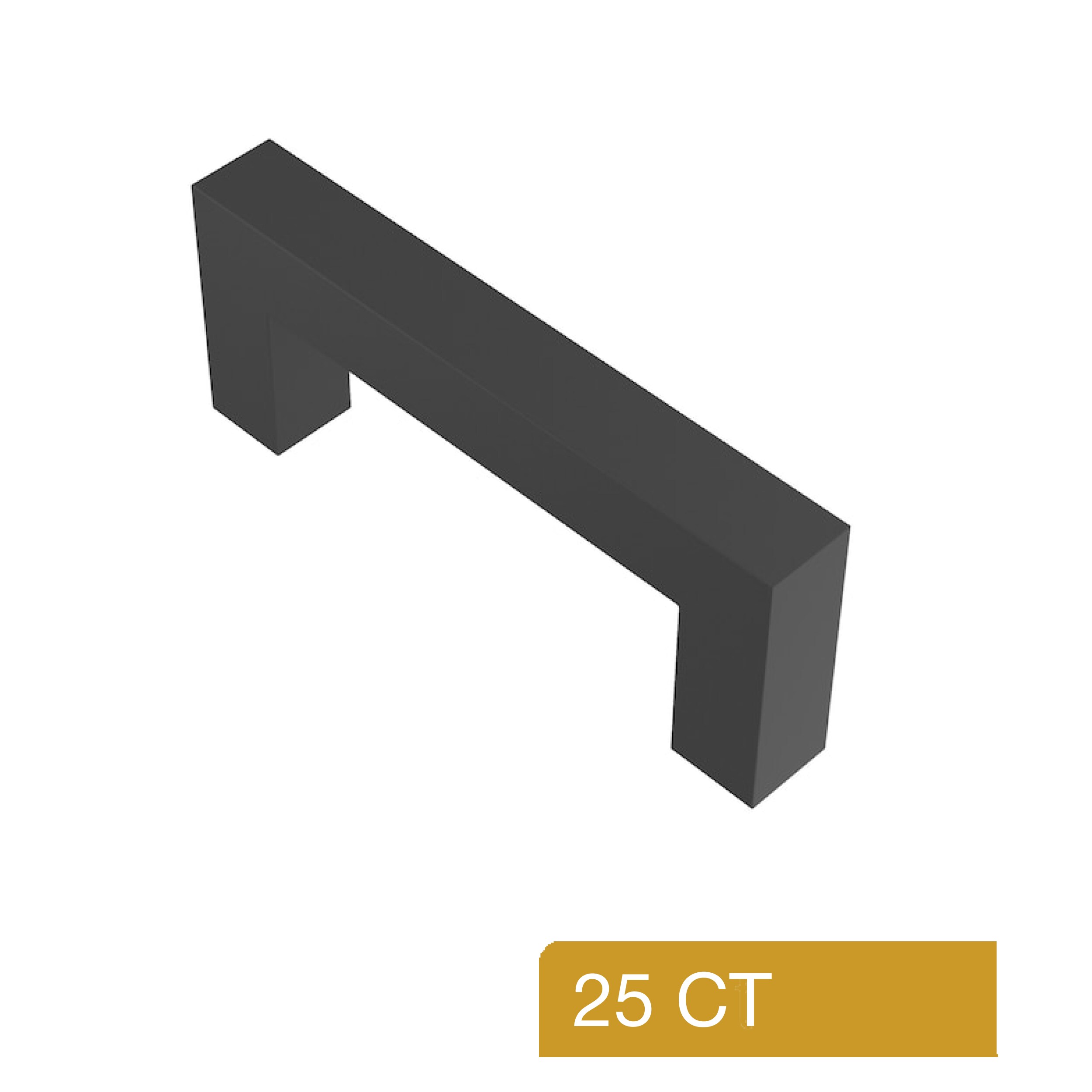 Style Selections HW-073-MB-25PK Cabinet-Pulls - View #2