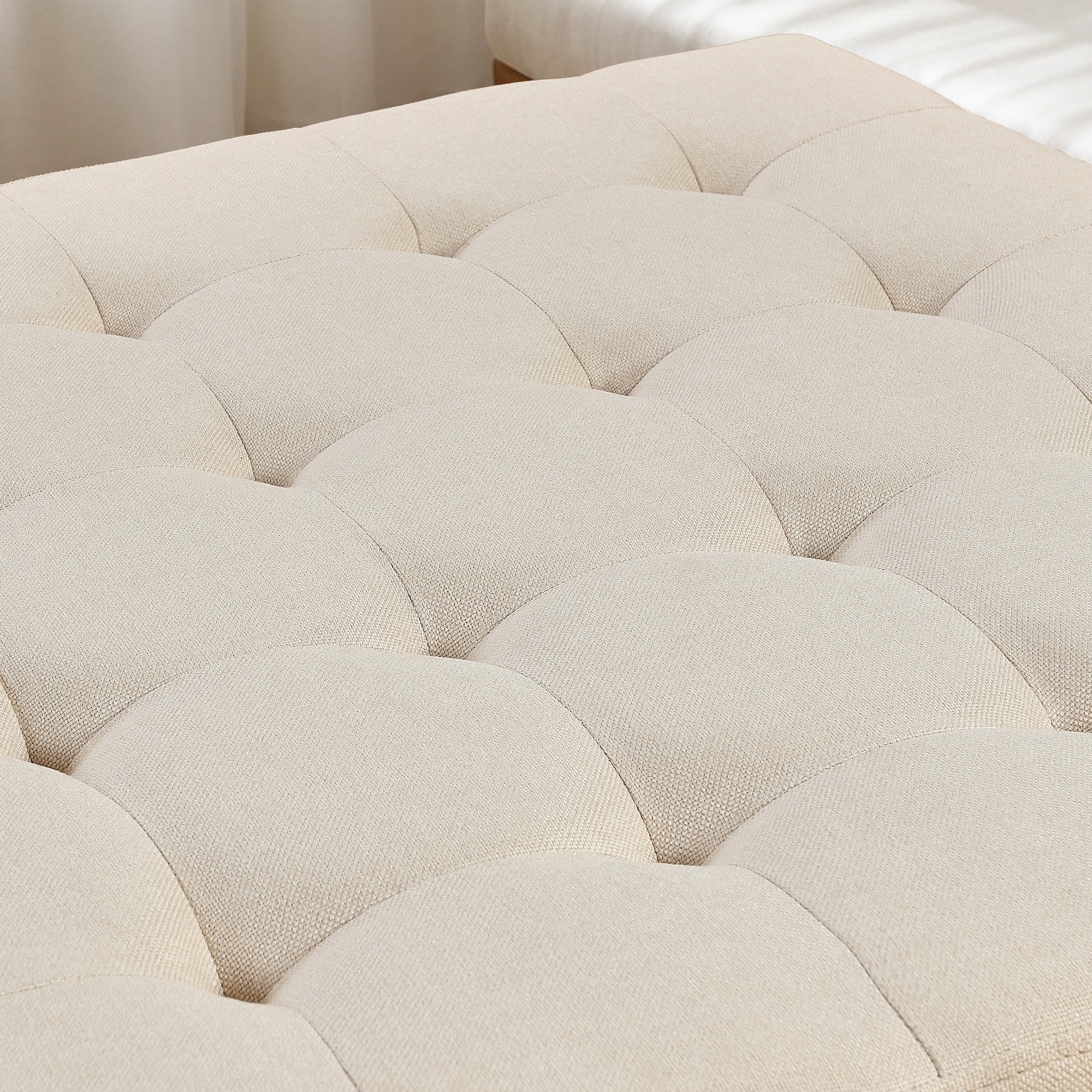 Hrinhom HC-W4109-IVORY Indoor-Ottomans - View #6