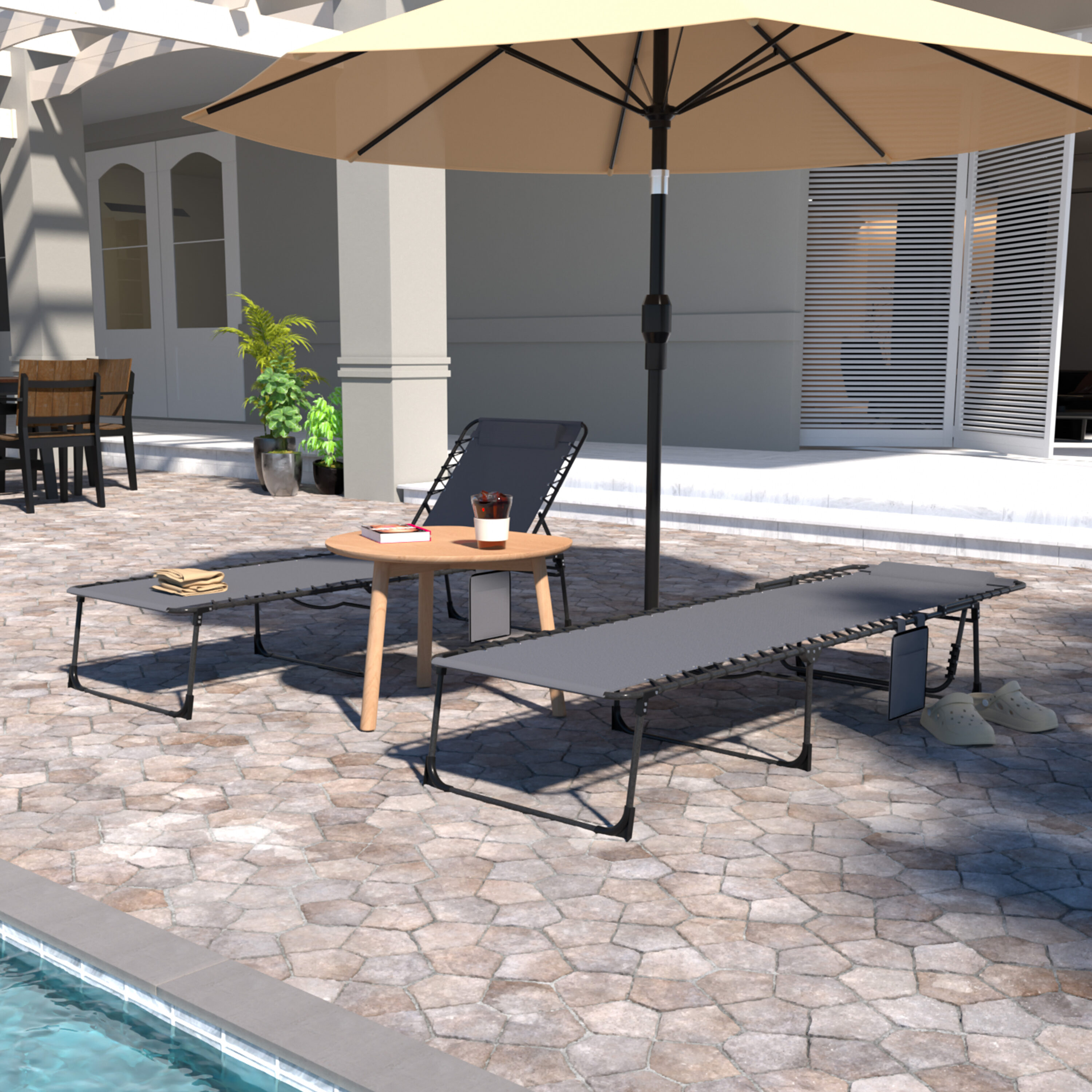 VEIKOUS PG0208-01DGY-1 Patio-Chairs - View #8