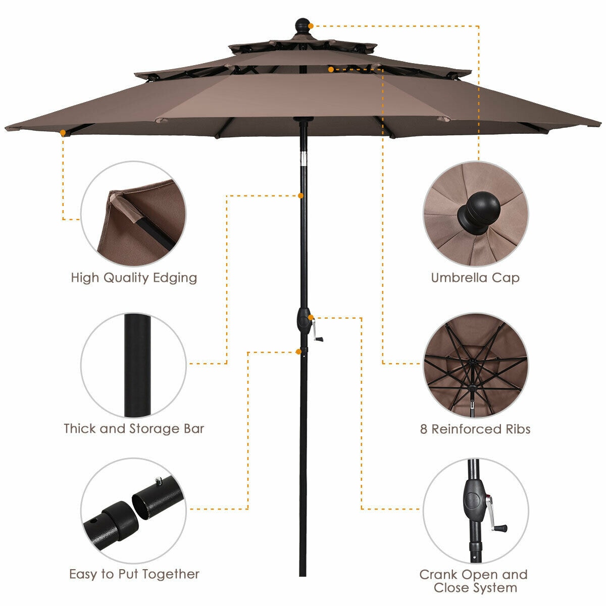 Forclover HYFAS11CF Umbrellas-2 - View #3