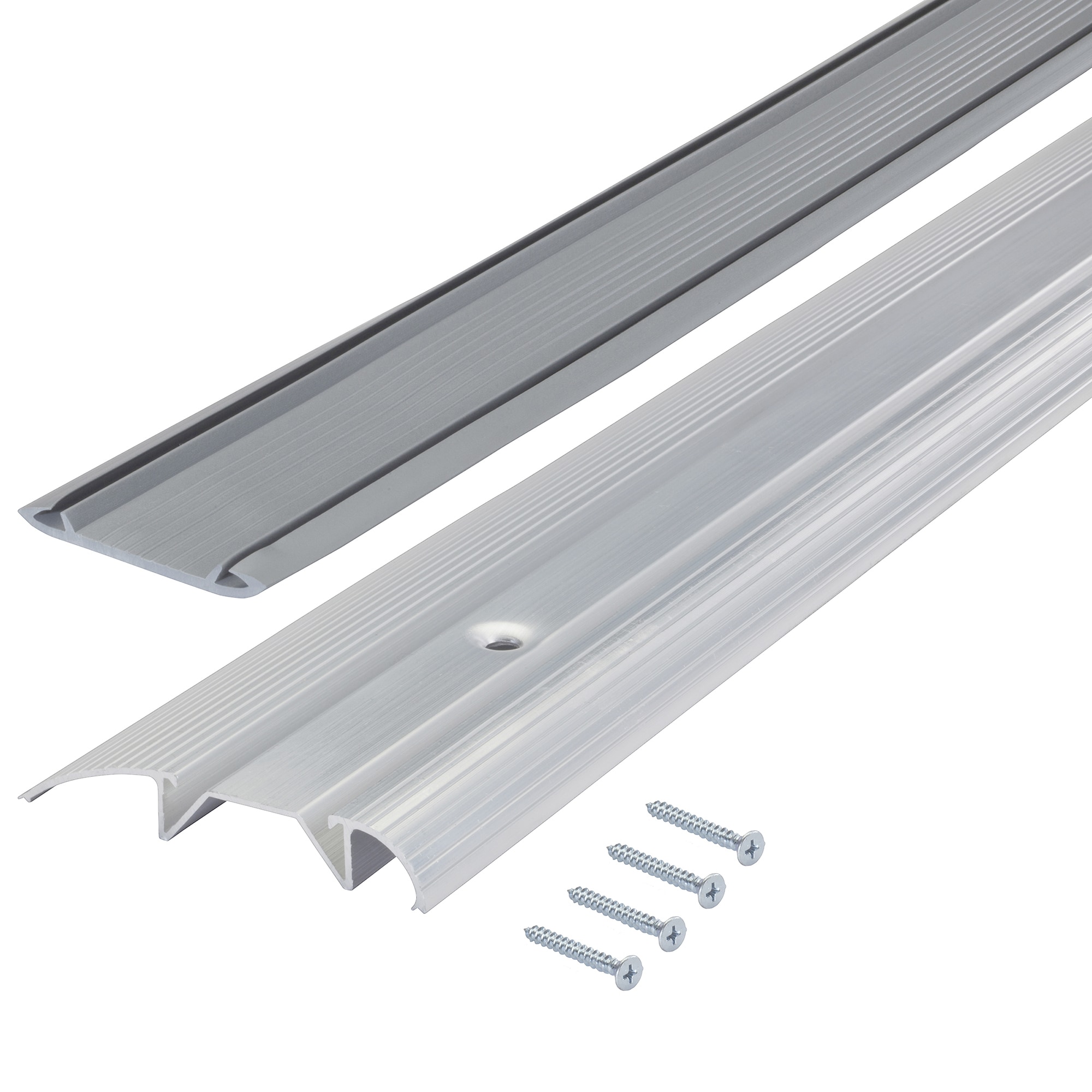 M-D 36-in x 0.75-in Aluminum Door Threshold (Install with Screws) in the  Door Thresholds department at