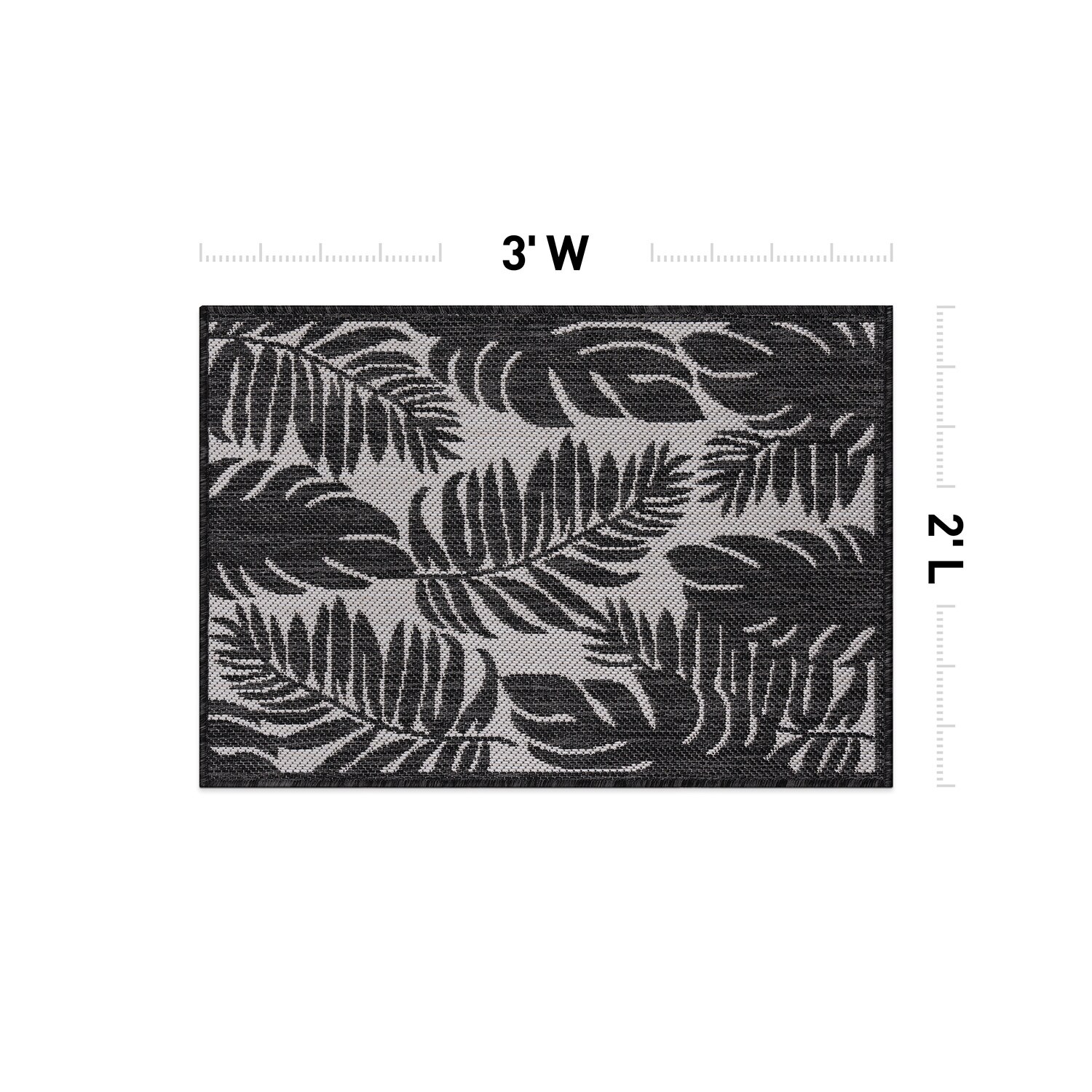 World Rug Gallery 113BLACK2X3 rugs - View #3