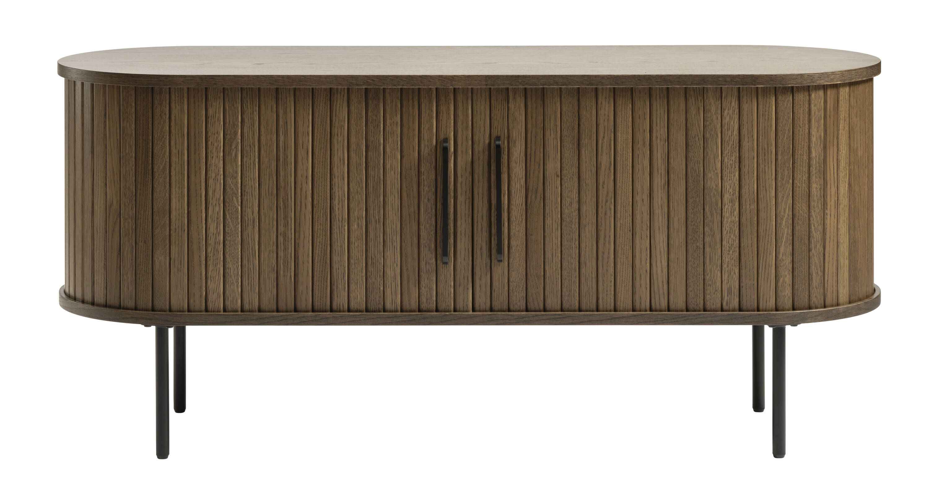  NL-4625-SMO Smoked Oak Contemporary/Modern Wood Media Cabinet