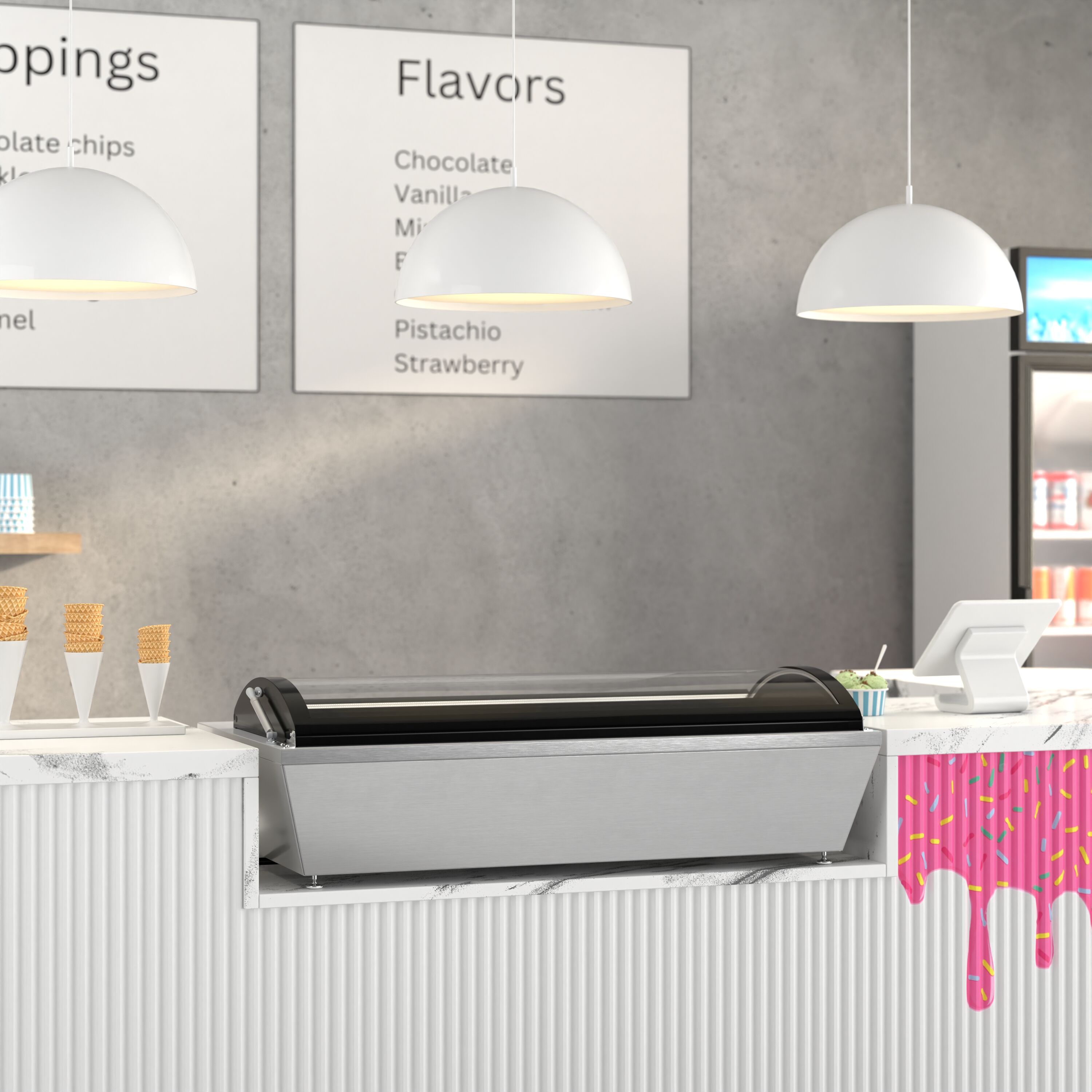 KoolMore LOW-KM-CGDR-6P Commercial-Freezers - View #3