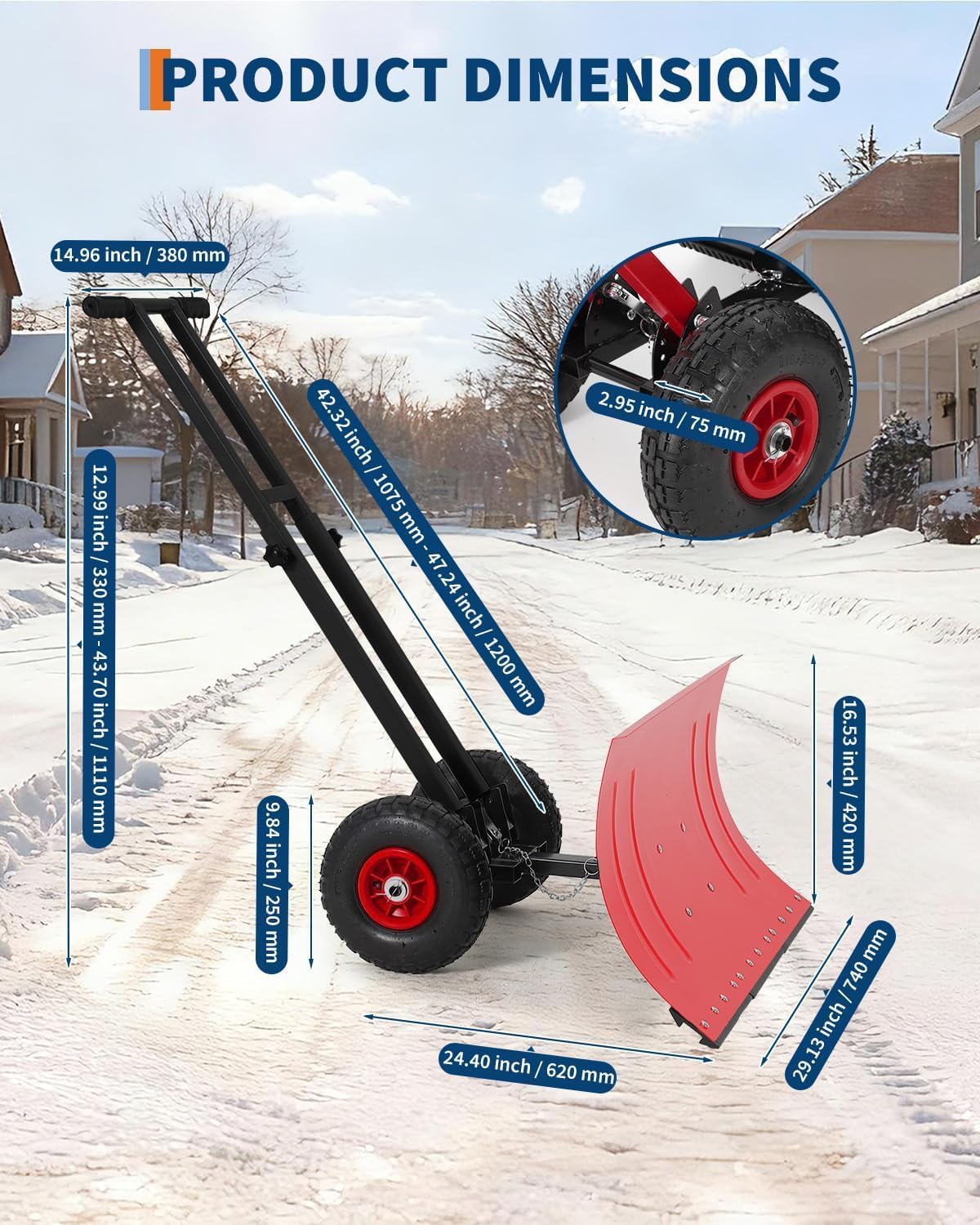 Garvee LHL-PPG-346ACW94 Snow-Shovels - View #5