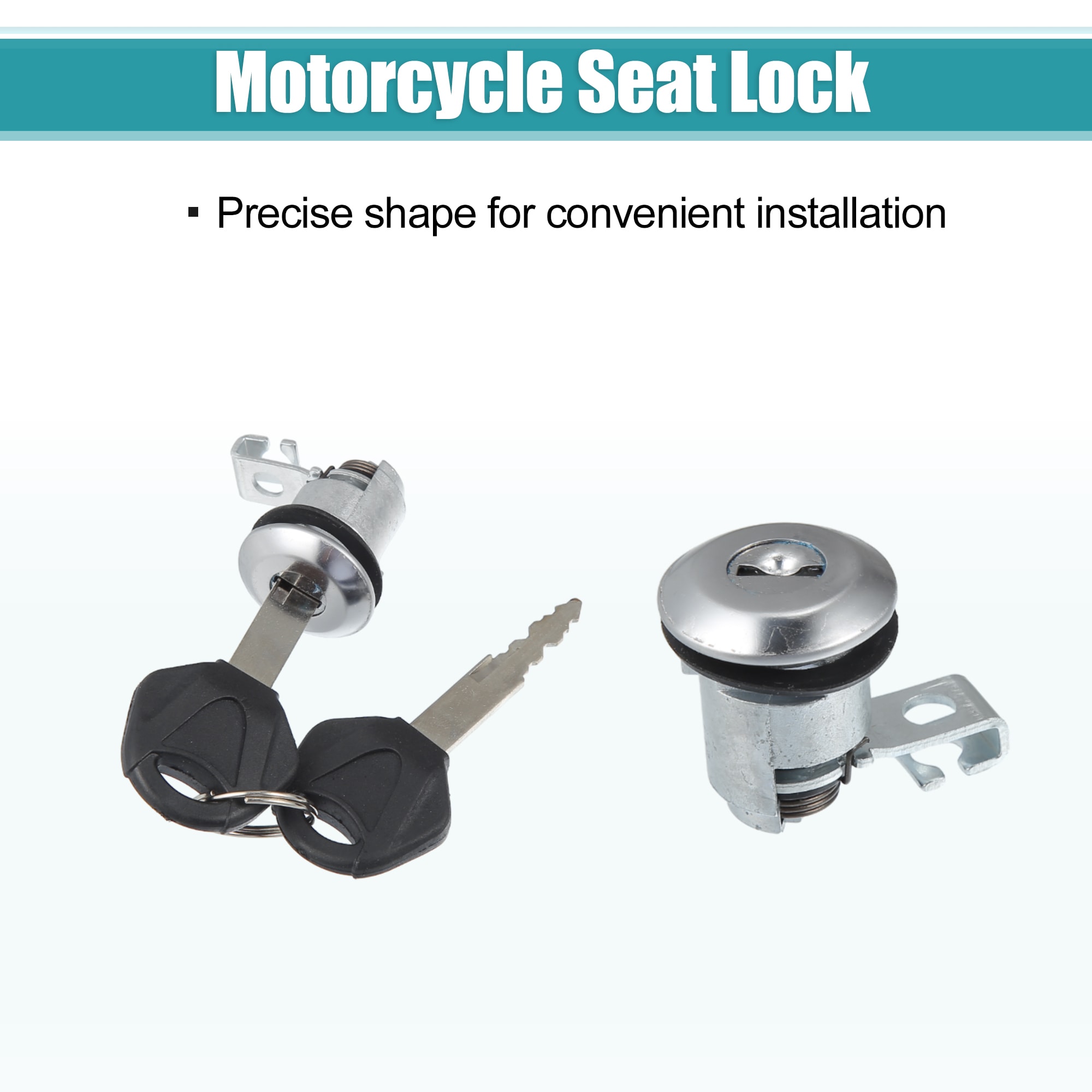 Unique Bargains 1set Motorcycle Ignition Switch Cylinder Fuel Gas