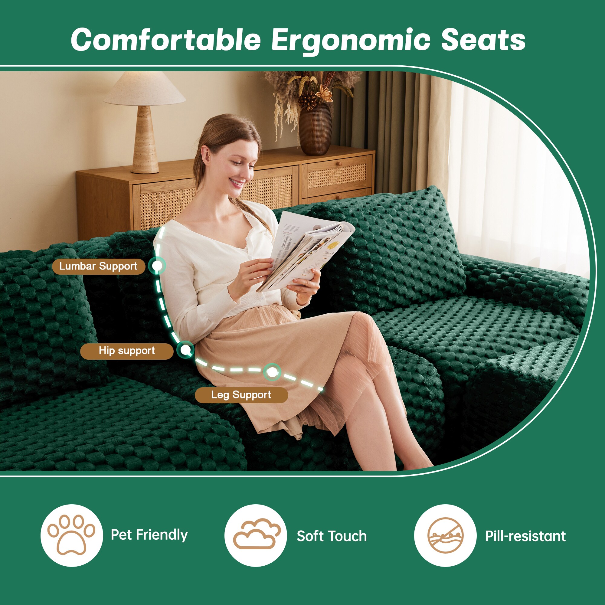 SINOFURN SYA020304GY Sofas-Loveseats - View #10