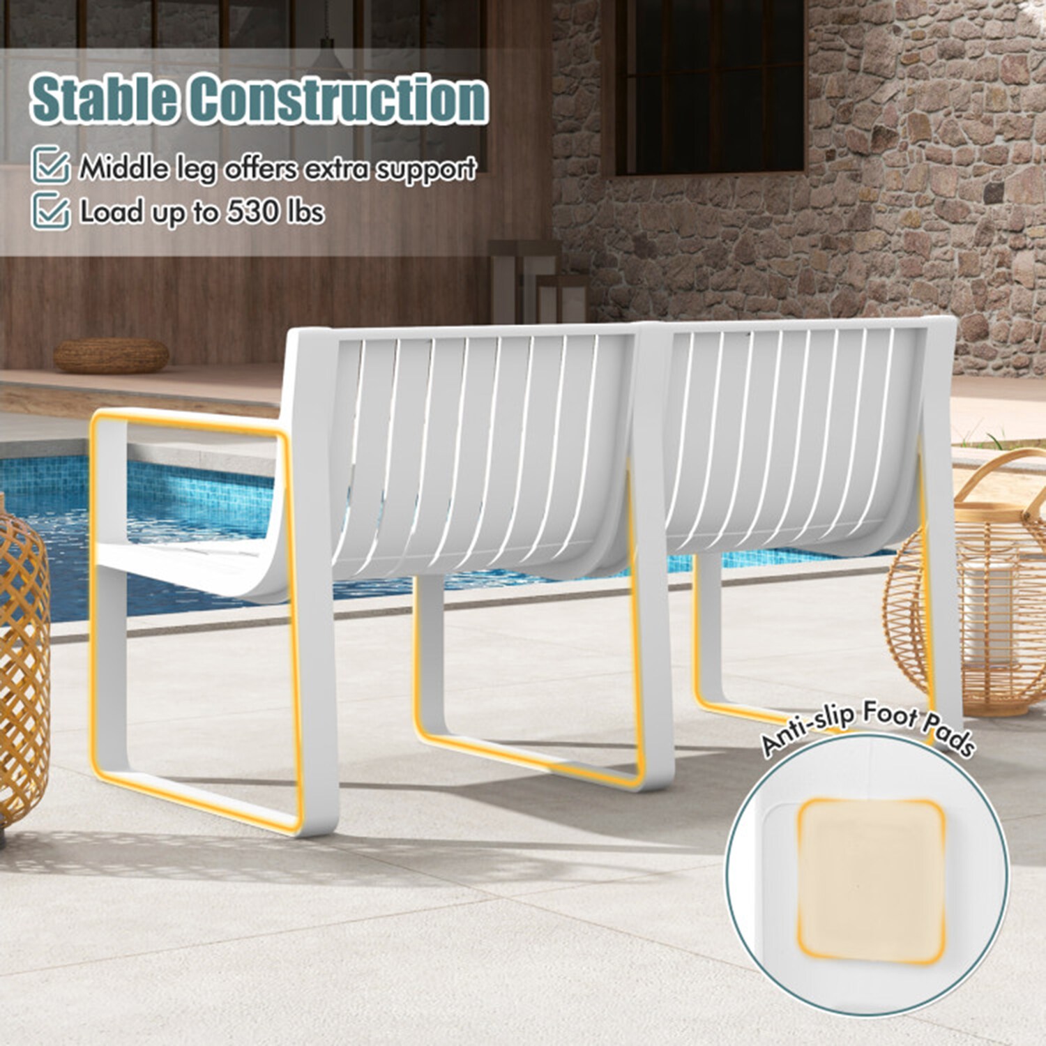 Mondawe MO-NP11949WH Patio-Chairs - View #6