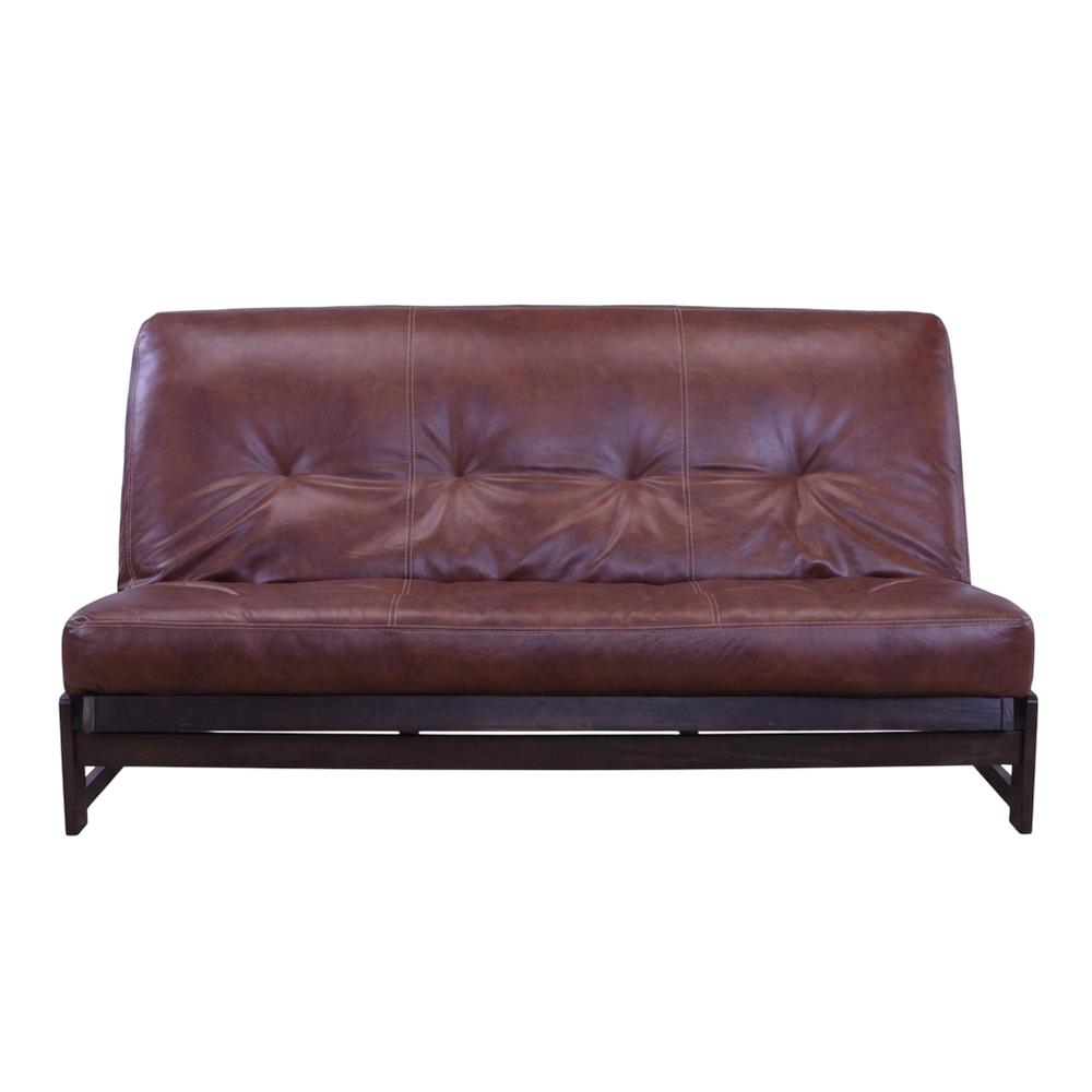 Kodiak Furniture Aspen Frame/Reclaim Mocha Finish/Oregon Trail Saddle Mattress