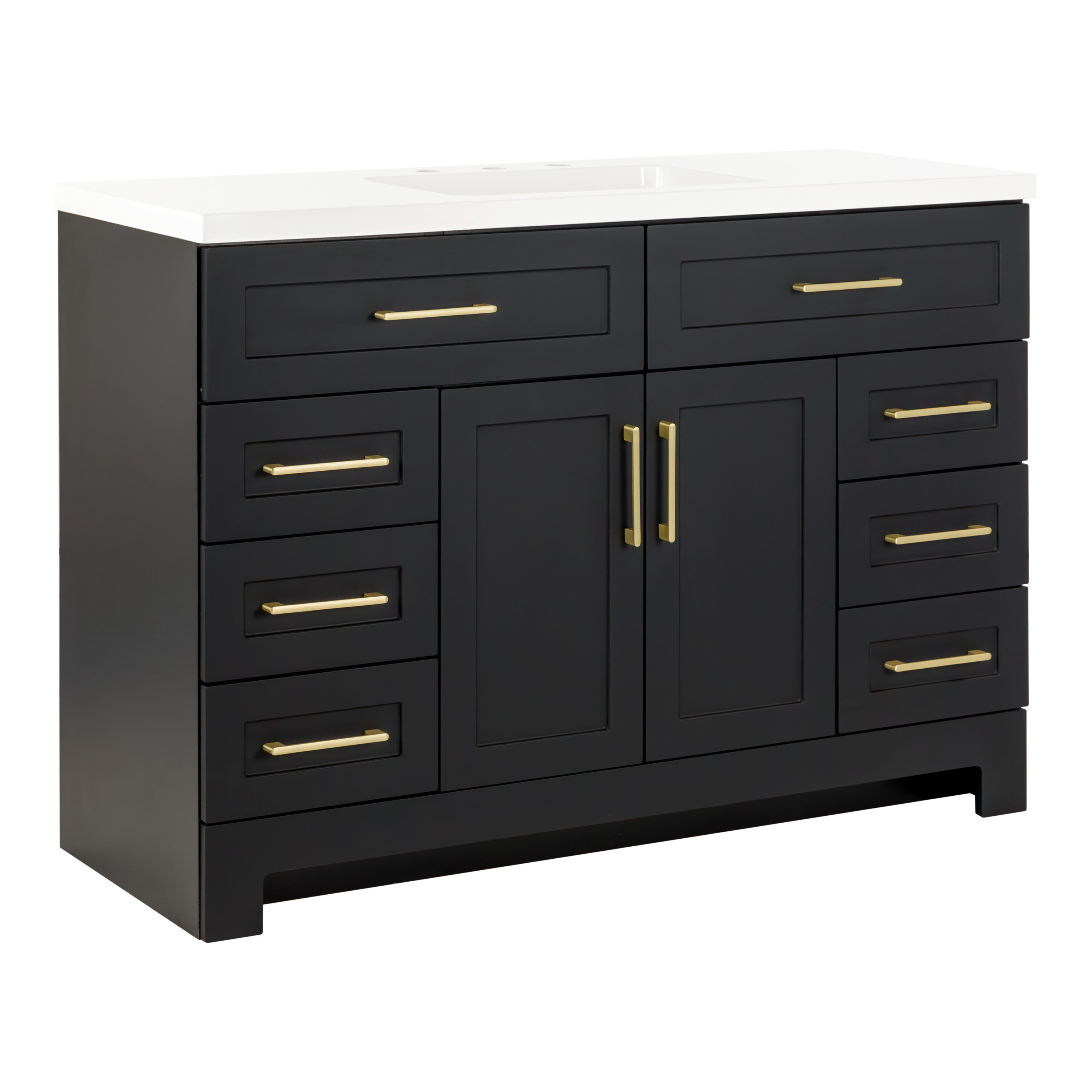 Style Selections W054948P2-MB Bath-Vanity-Combo - View #8