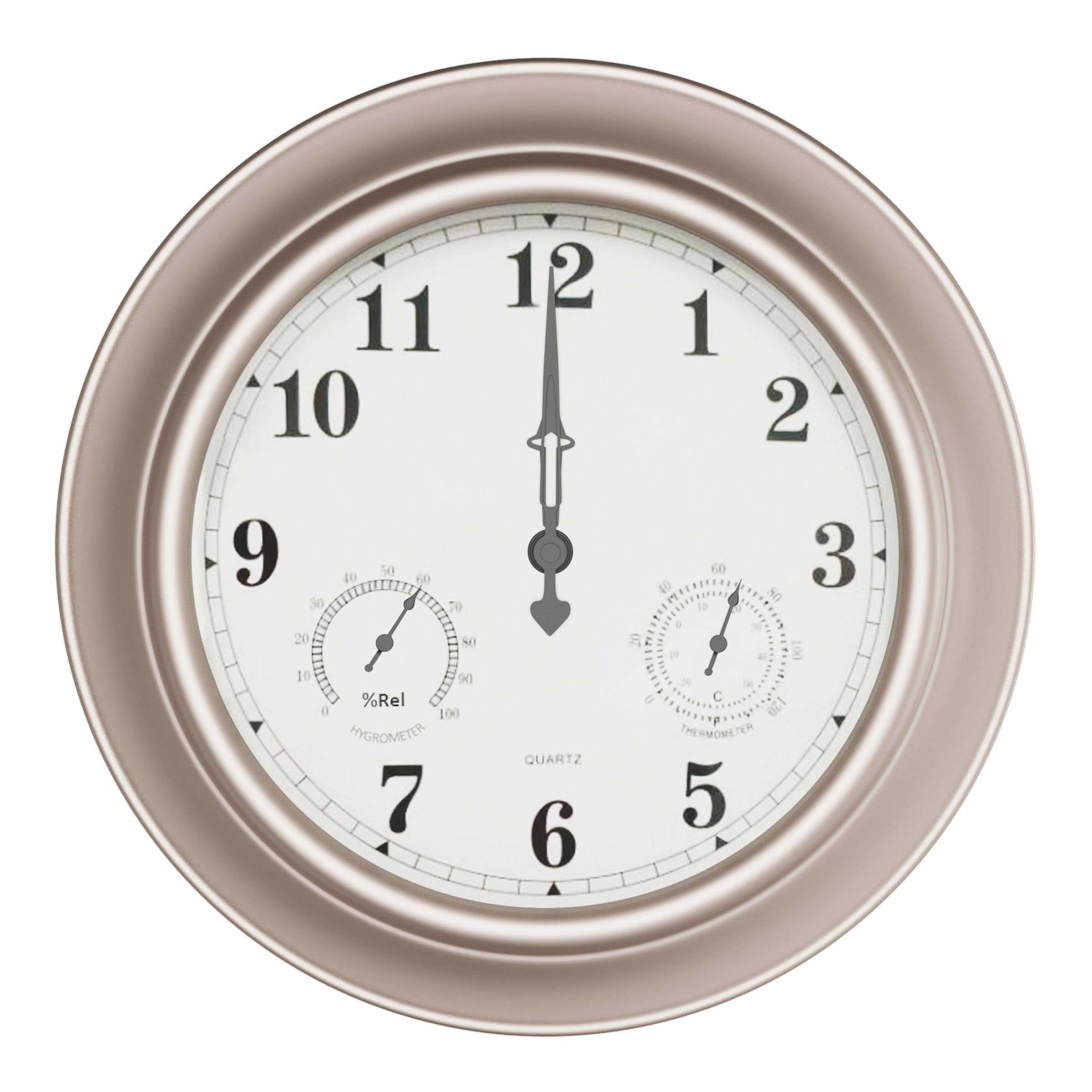 Nature Spring 789608RKT Thermometer-Clock - View #7