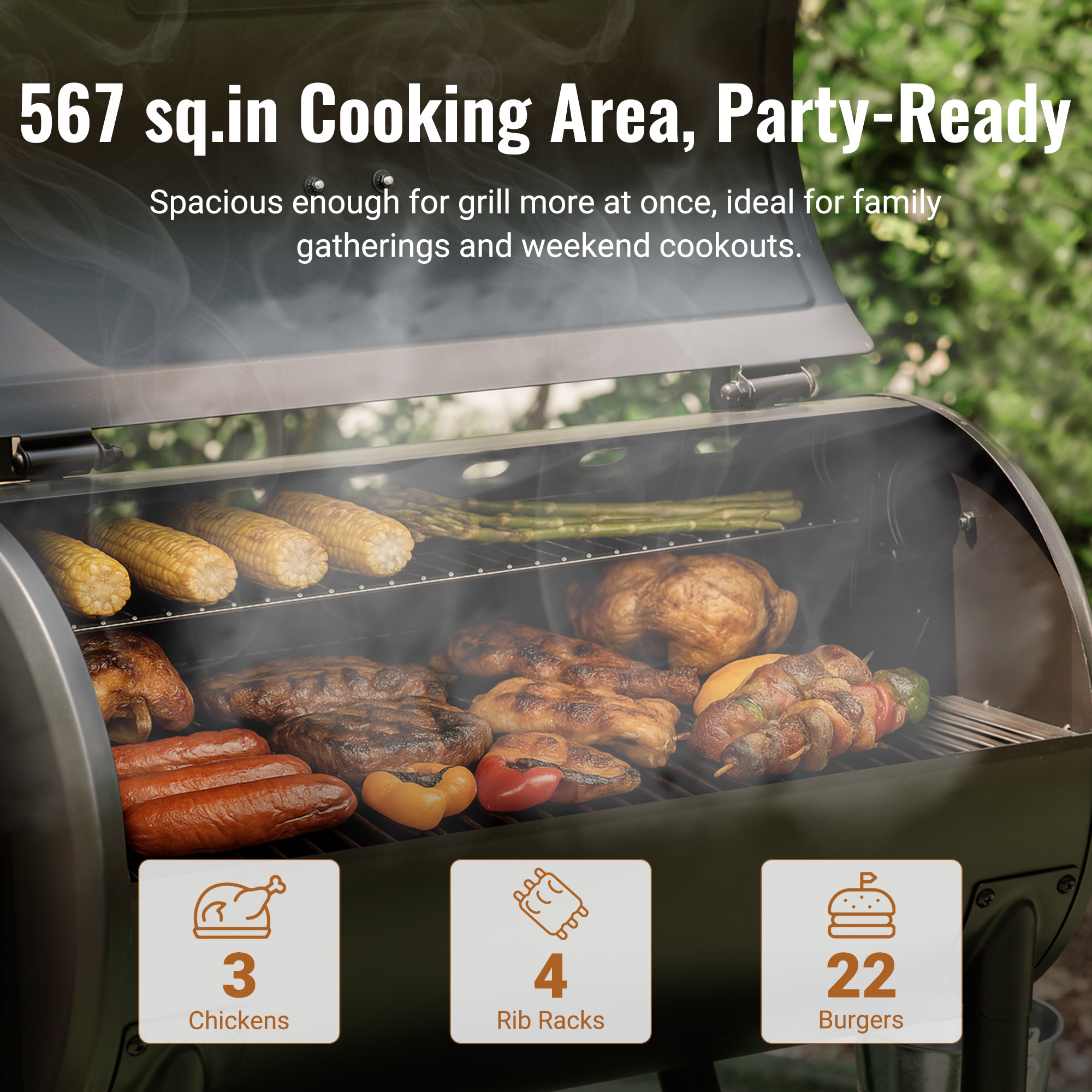 Z GRILLS ZPG-550B Pellet-Grills - View #5