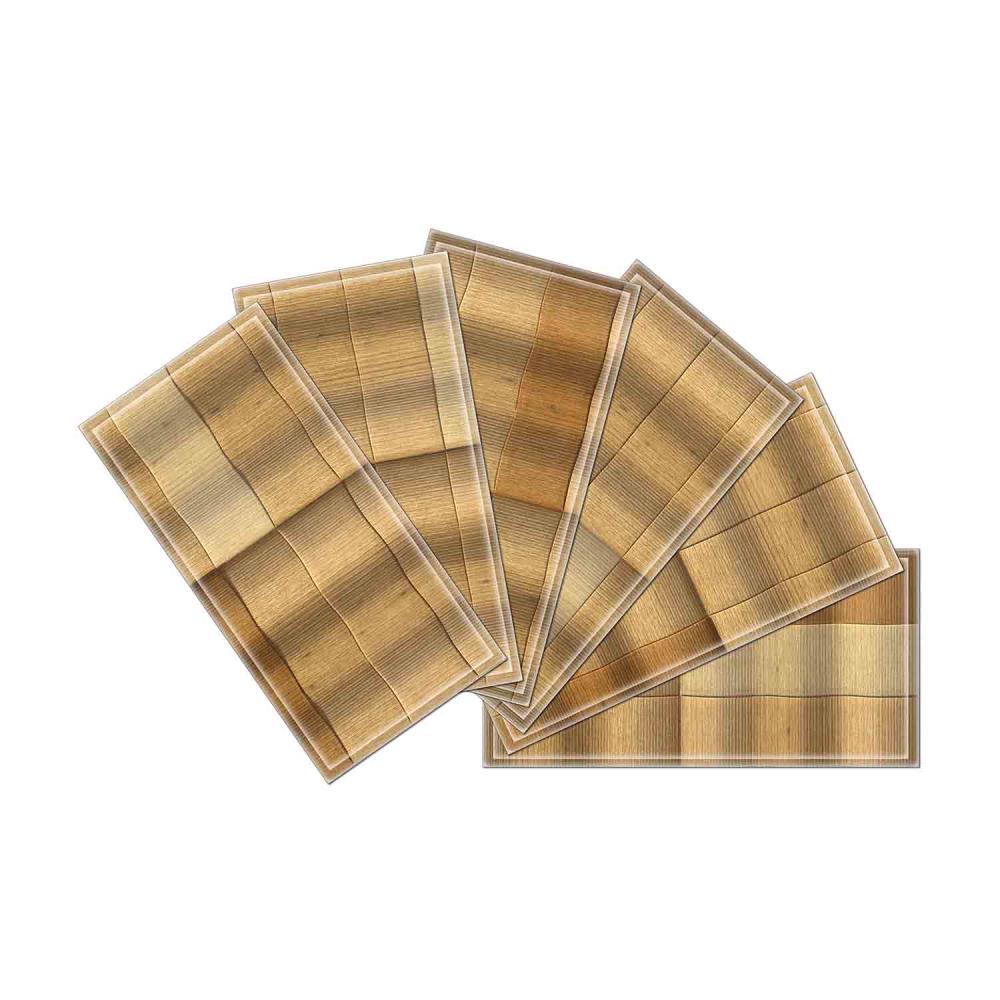 Instant Mosaic 5240101 Upscale Designs 64-Pack Multicolor 3-in x 6-in Glossy Glass Random Wall Tile
