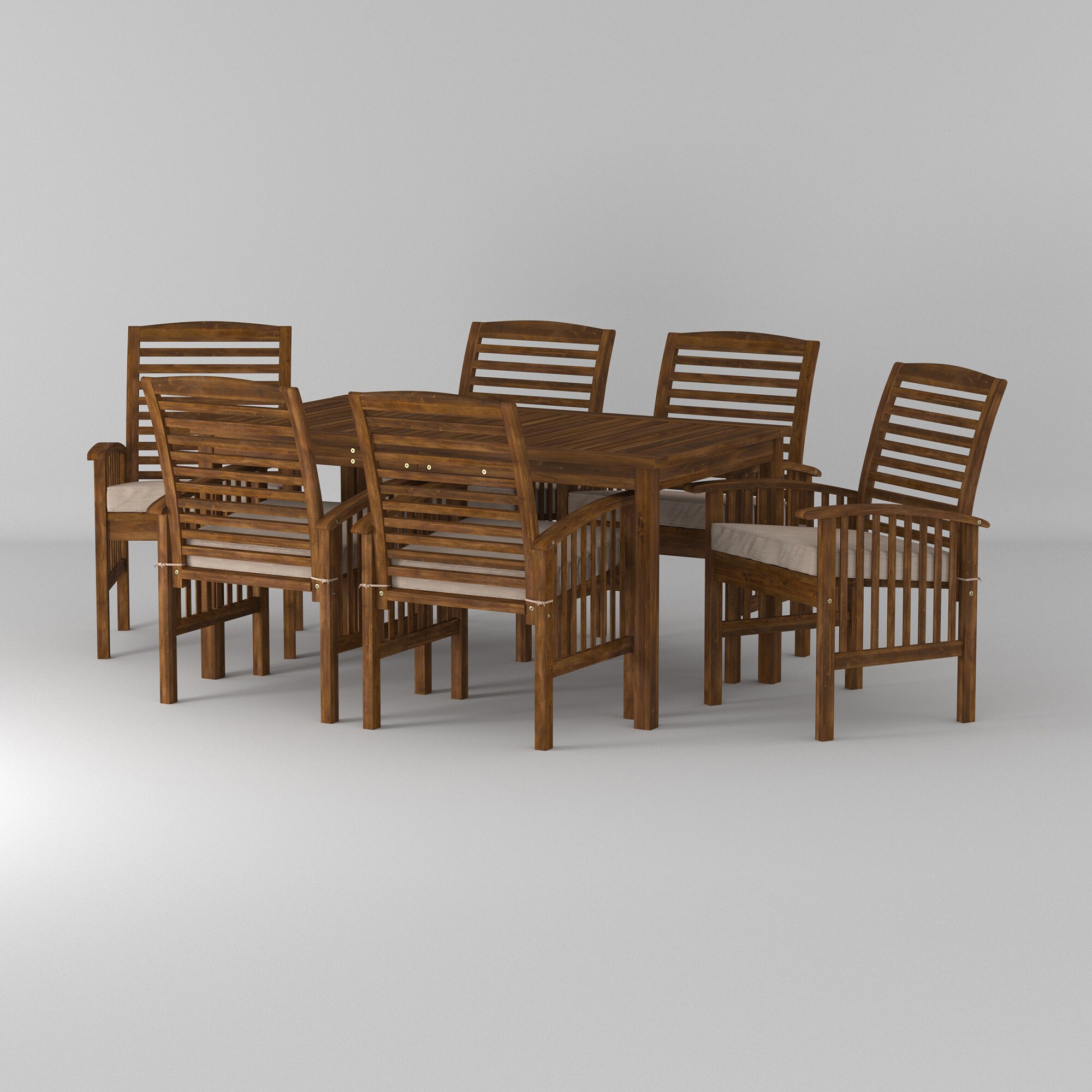 Walker Edison LWW7SDTDB Patio-Dining-Sets - View #10