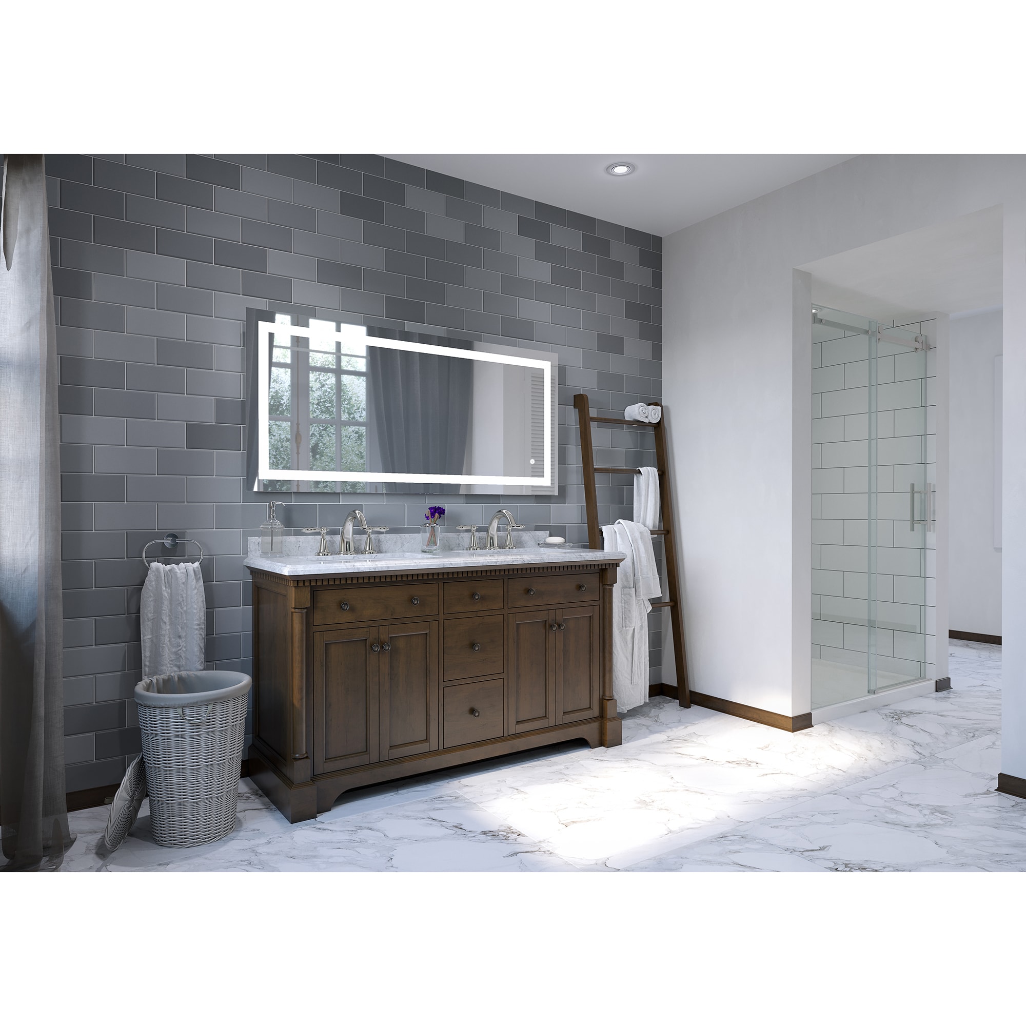 OVE Decors 15VMR-ATLA60-000 Framed-Bath-Mirrors - View #10