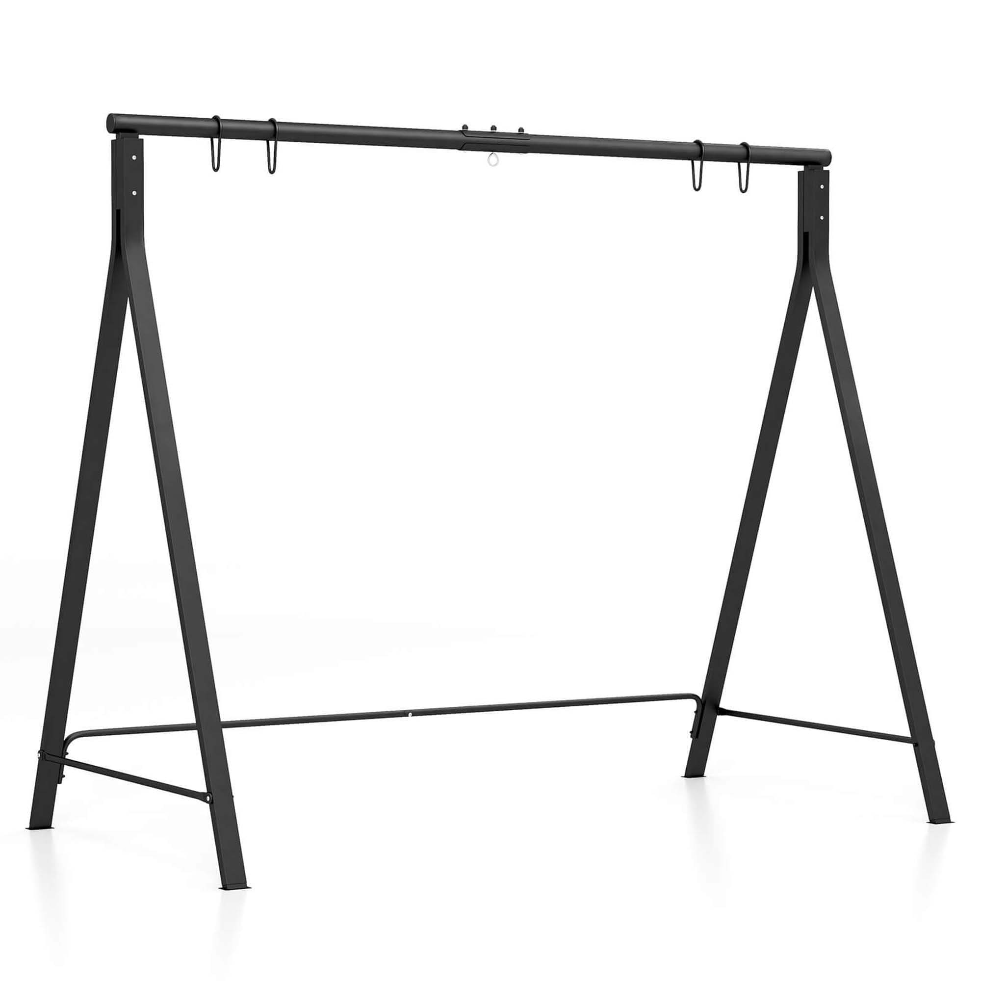 Costway HCST00161 1 -person Black Outdoor Swing