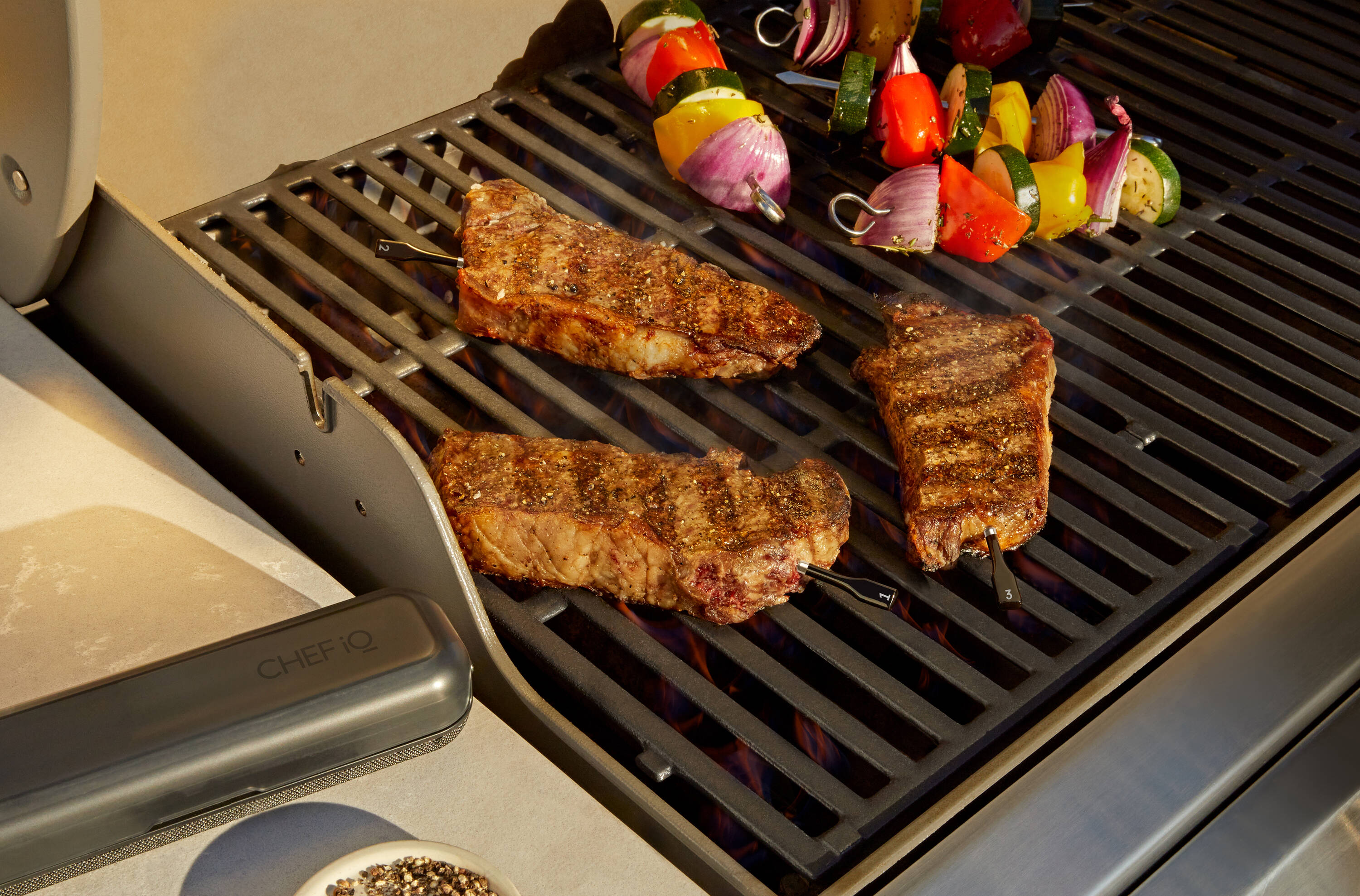 NutriChef Grill Thermometer Rectangle Bluetooth Compatibility
