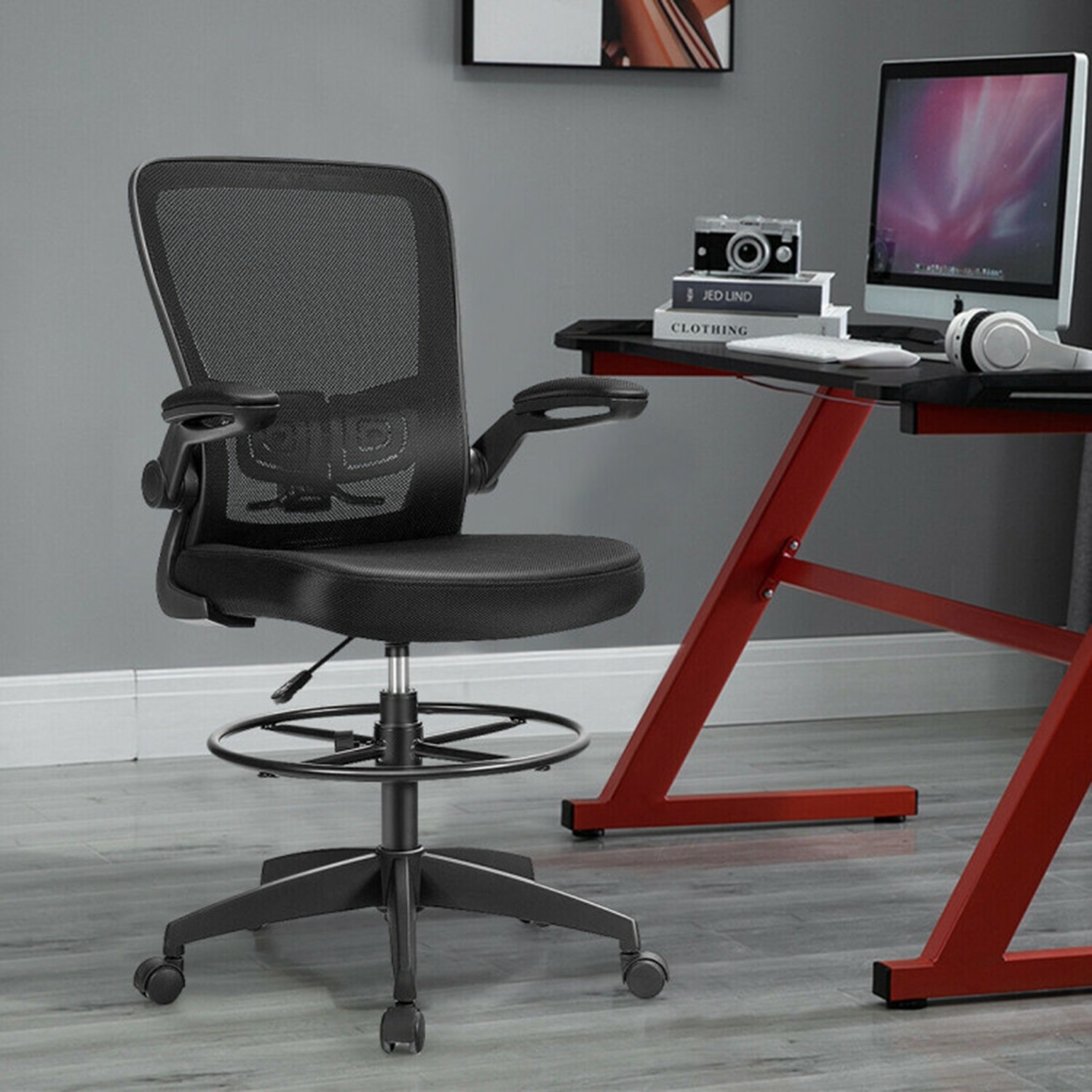 GZMR WF01-LS-029-BKBL Office-Chairs - View #3