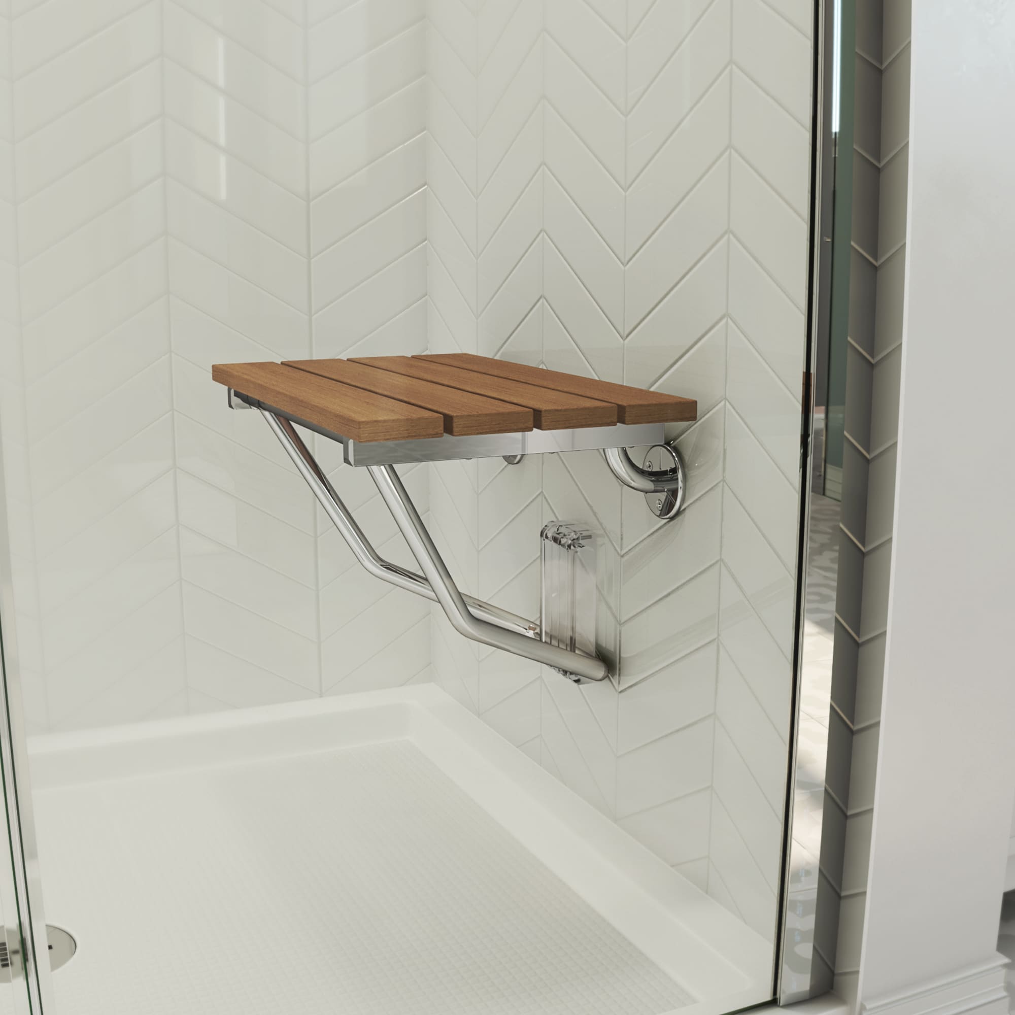 Waterproof Shower Bench Cushion Folding Bath Stool Pad for Bath