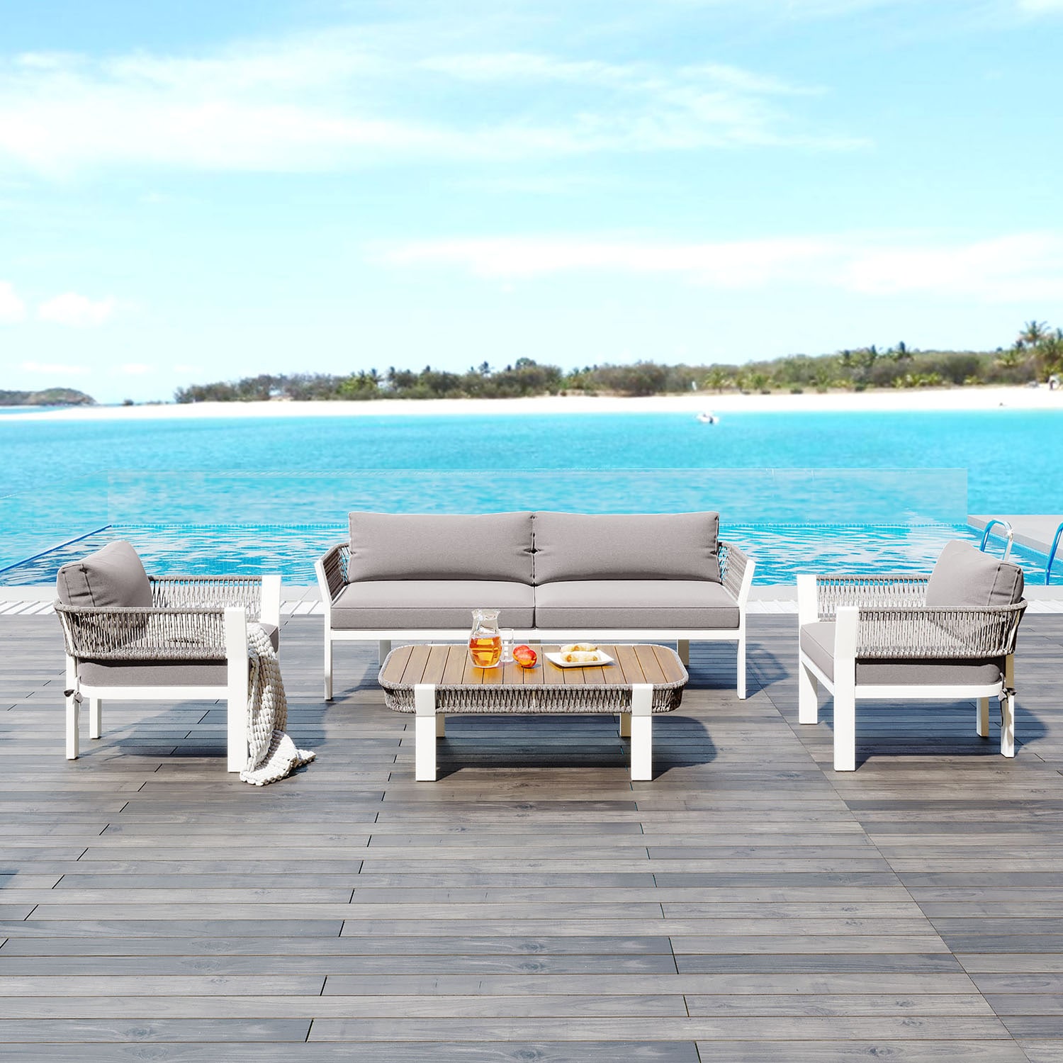Mondawe MO-TR010TD Patio-Conversation-Sets - View #2