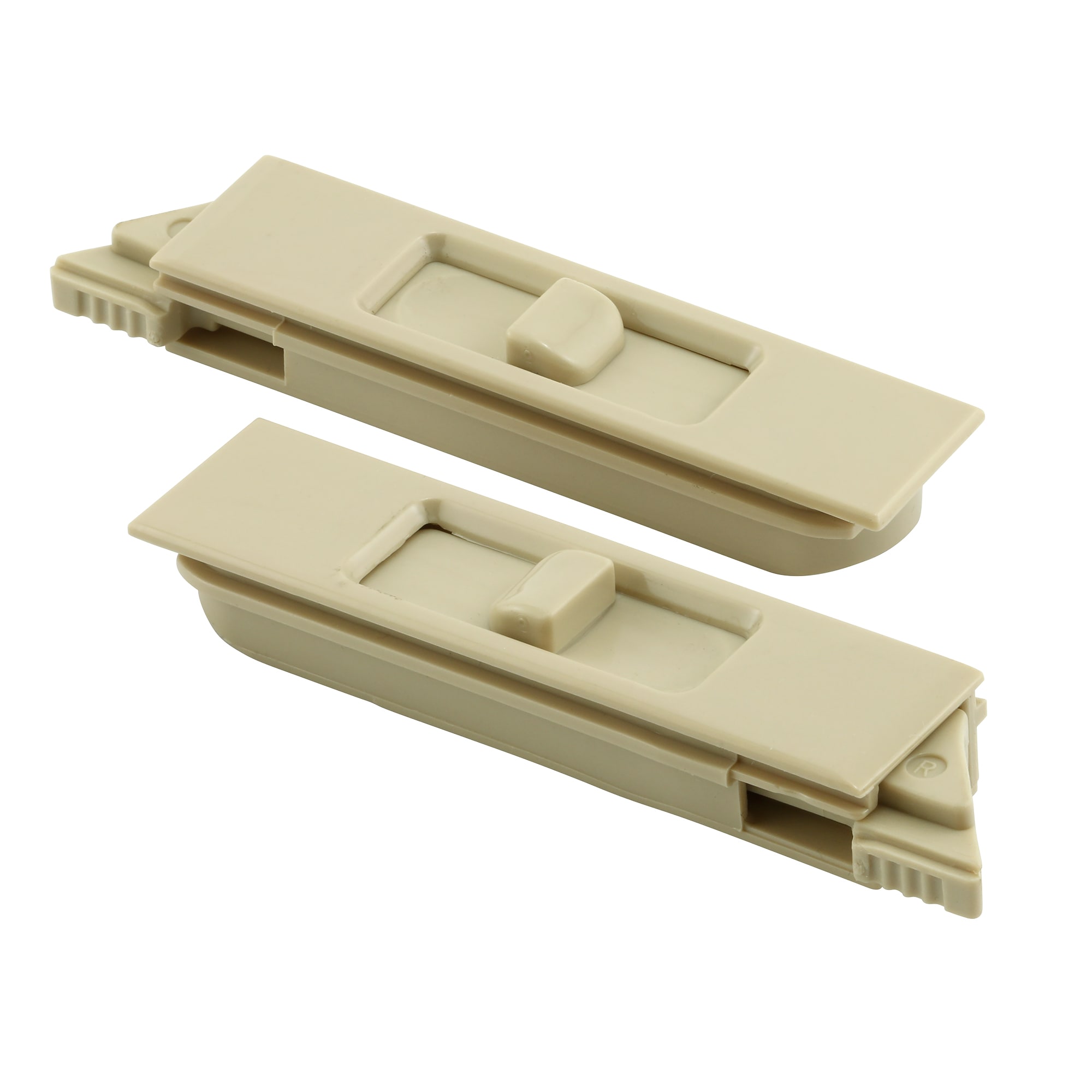Prime-Line Spring Loaded Plastic Left and right tilt latch set #F 2927