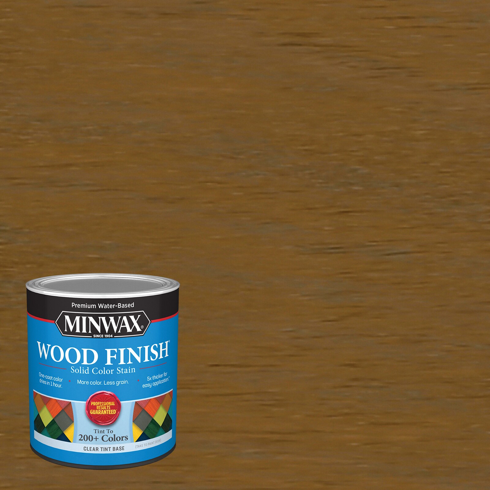 Minwax MW1034-1658613 Wood Finish Water-based Charming Brown MW1034 Solid Interior Stain ( 1-quart )