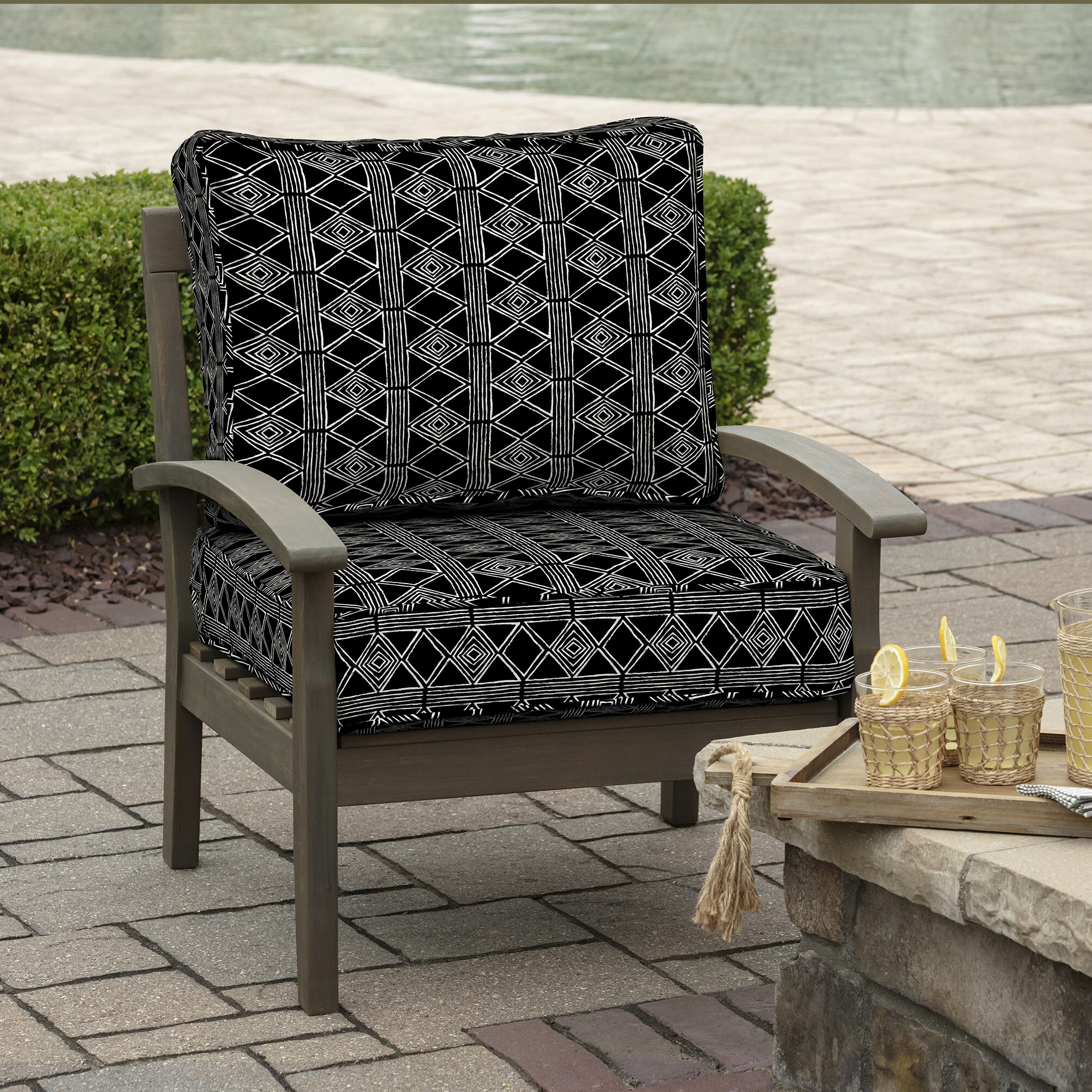 Clark Deep Seat Outdoor Cushion Set - Arden Selections