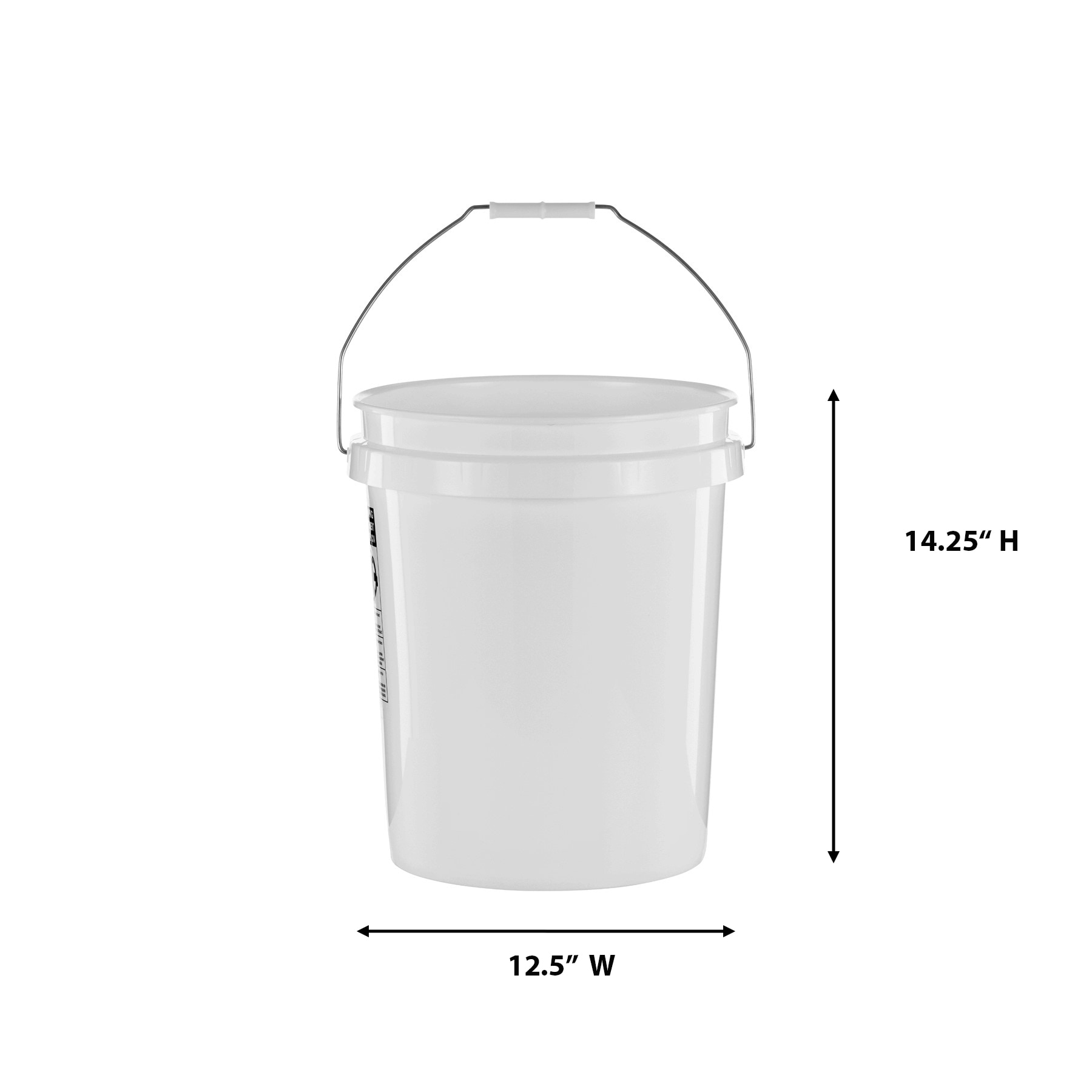 United Solutions 5-Gallon (s) Food-grade Plastic General Bucket in the  Buckets department at