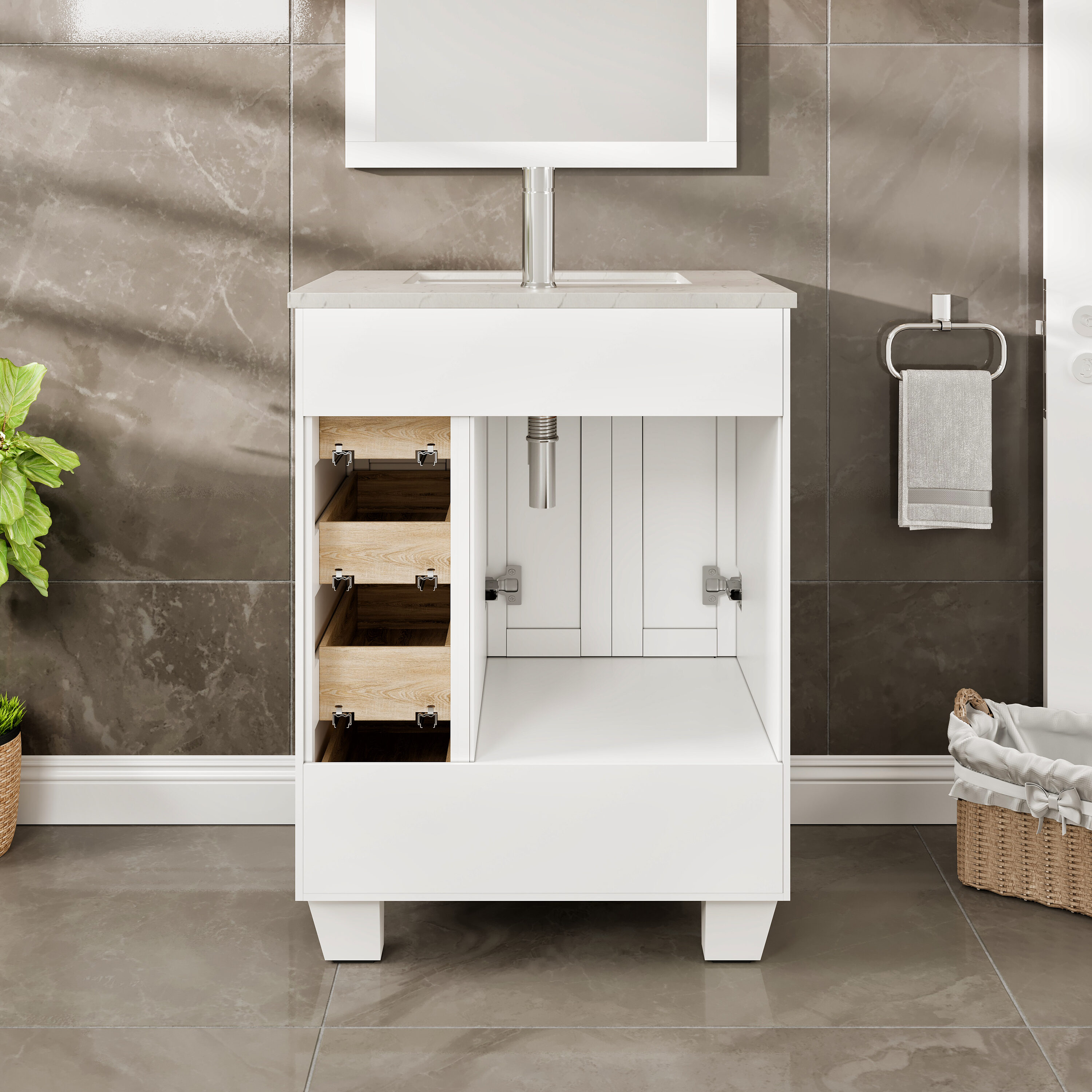 Eviva EVVN30-24X18WH Bath-Vanity-Combo - View #7