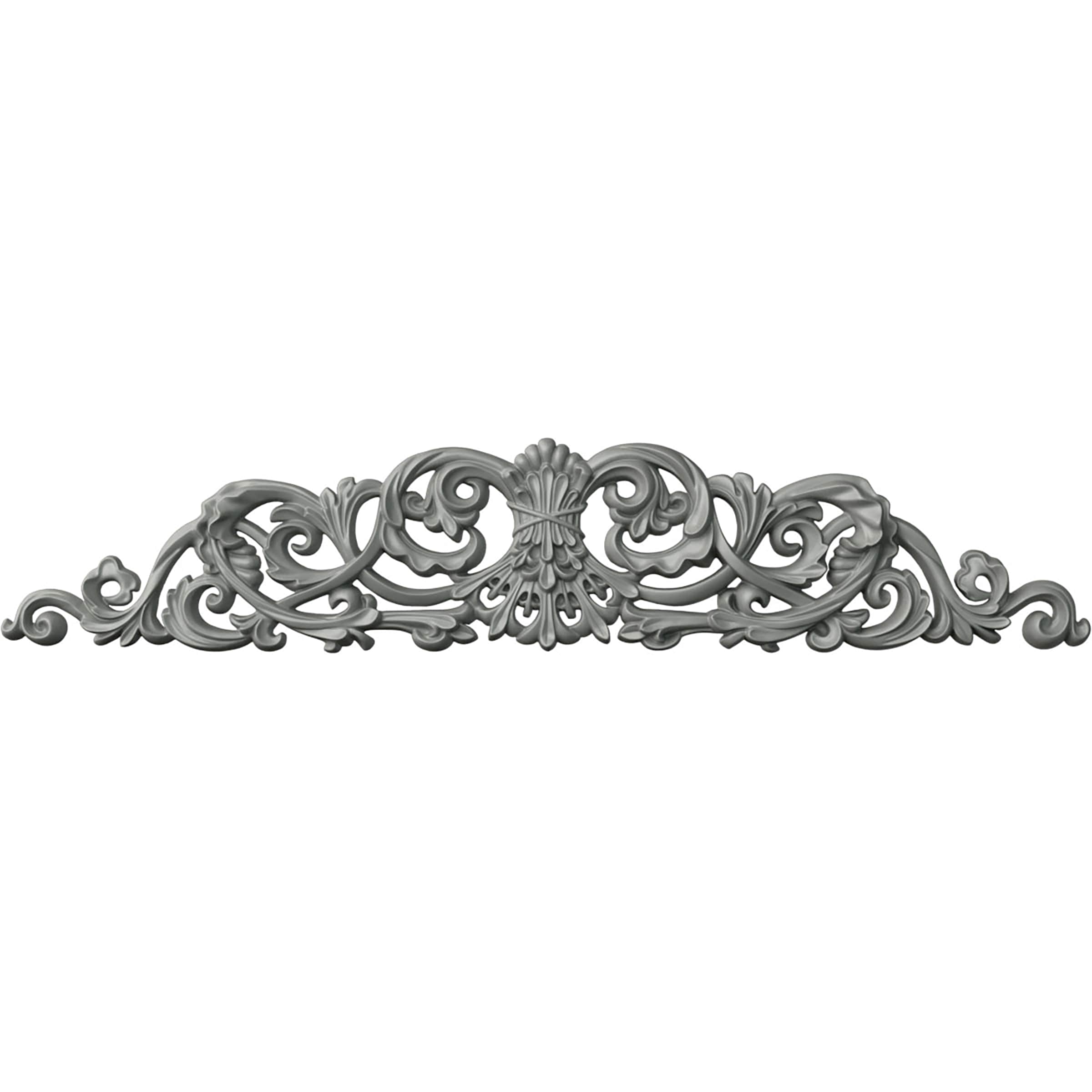 Ekena Millwork ONL08X53X02MA Marseille 40.5-in W x 8-in H Primed Applique