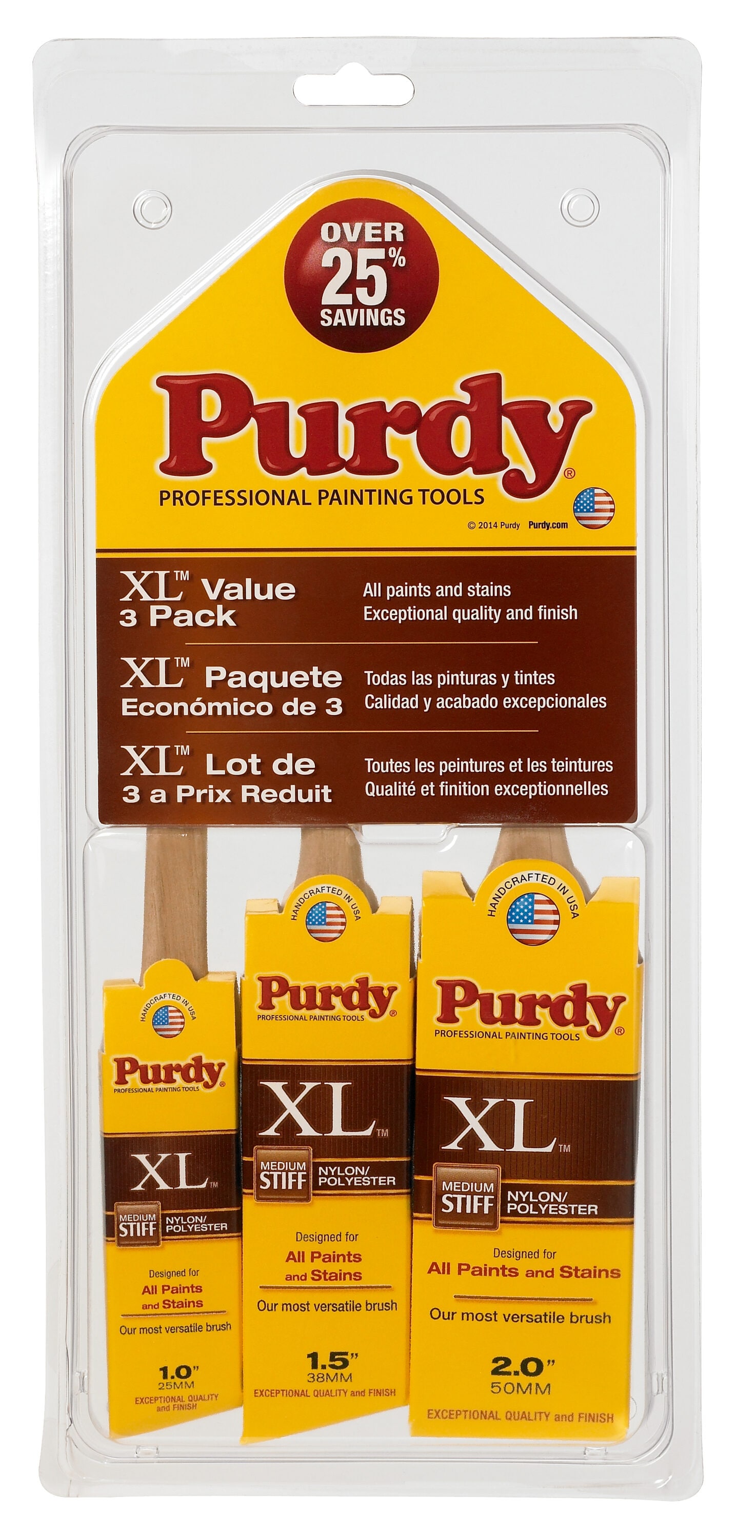 Purdy XL Dale 3 In. Angular Trim Paint Brush 144080330, 1 - City