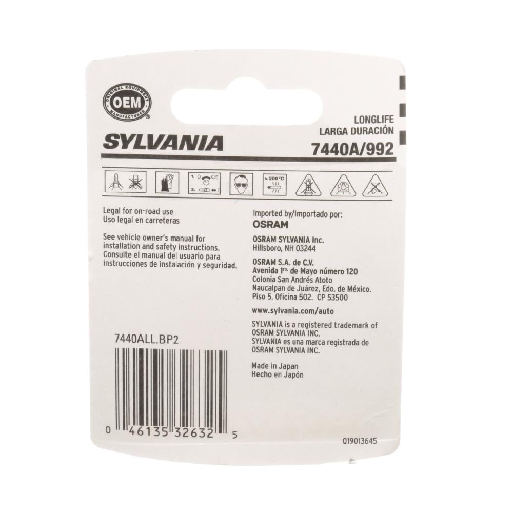 SYLVANIA 7440A LONGLIFE Headlight-Bulbs - View #2