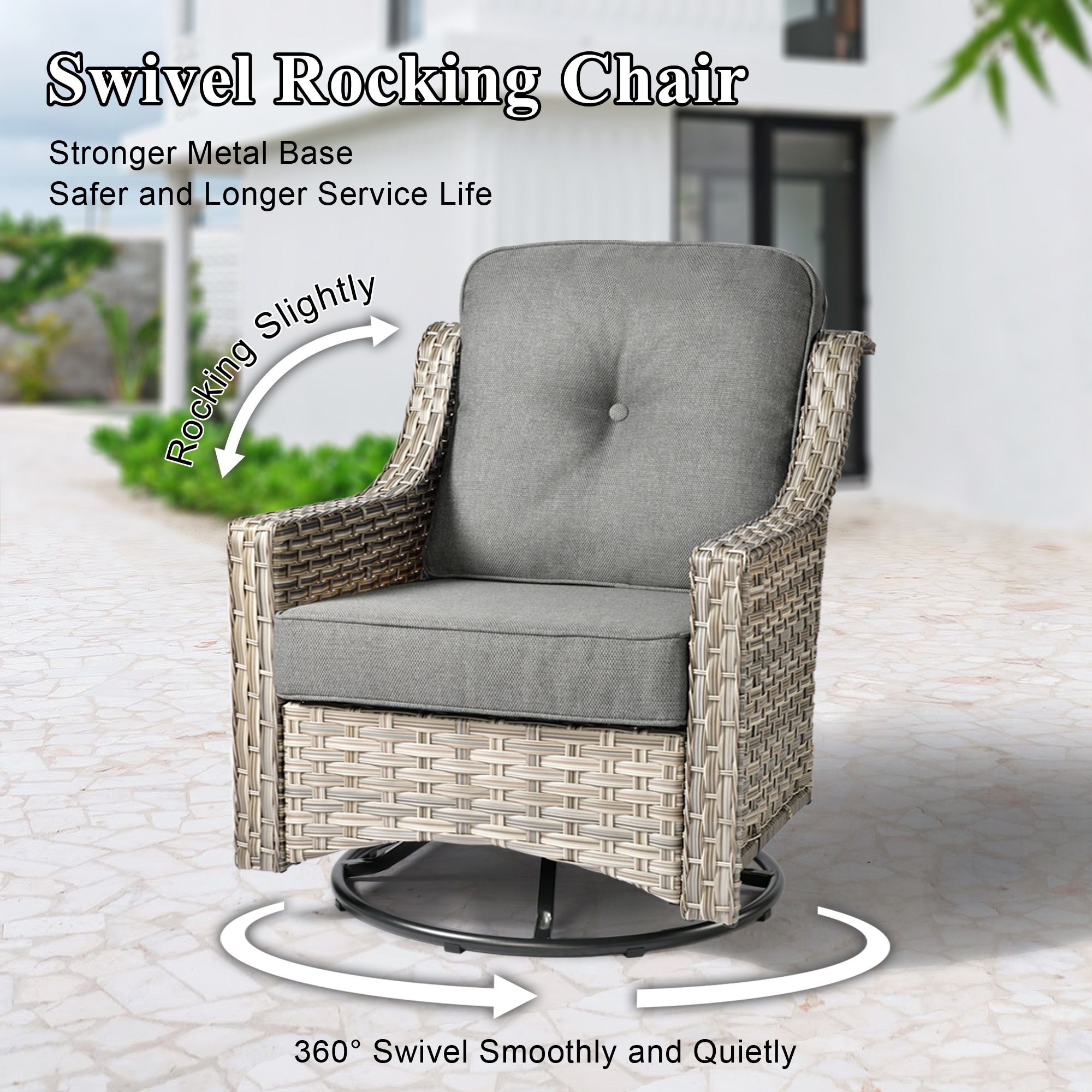 weaxty HMBCFP-YZPAD2072 Patio-Conversation-Sets - View #4