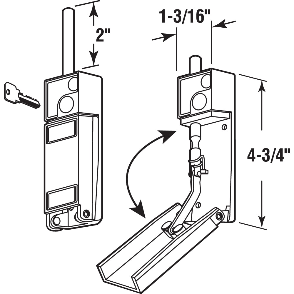 Prime-Line U 9919 Sliding-Patio-Door-Cylinder-Locks - View #2