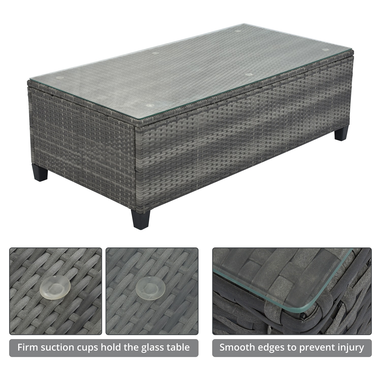 SINOFURN SYA380109BG Patio-Sofas-Daybeds - View #11