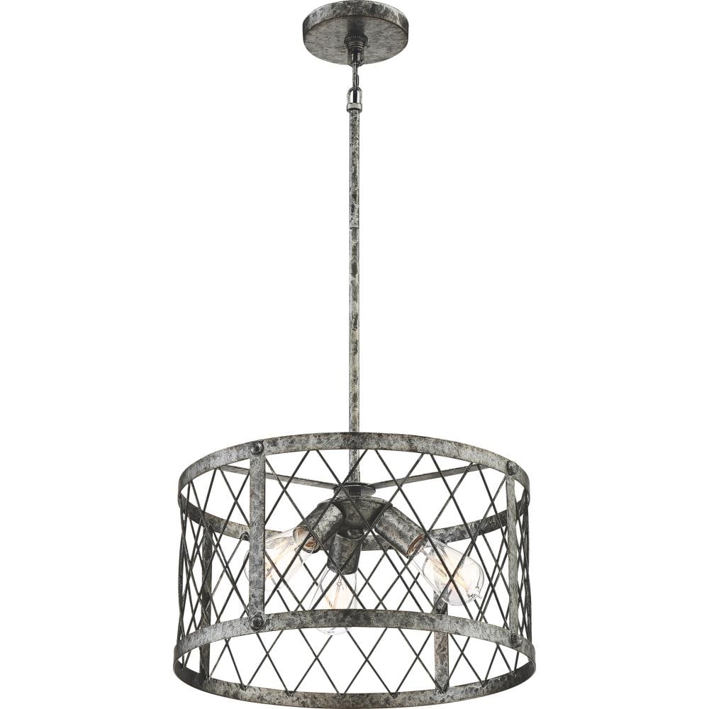 quoizel stockbridge 3 light pendant