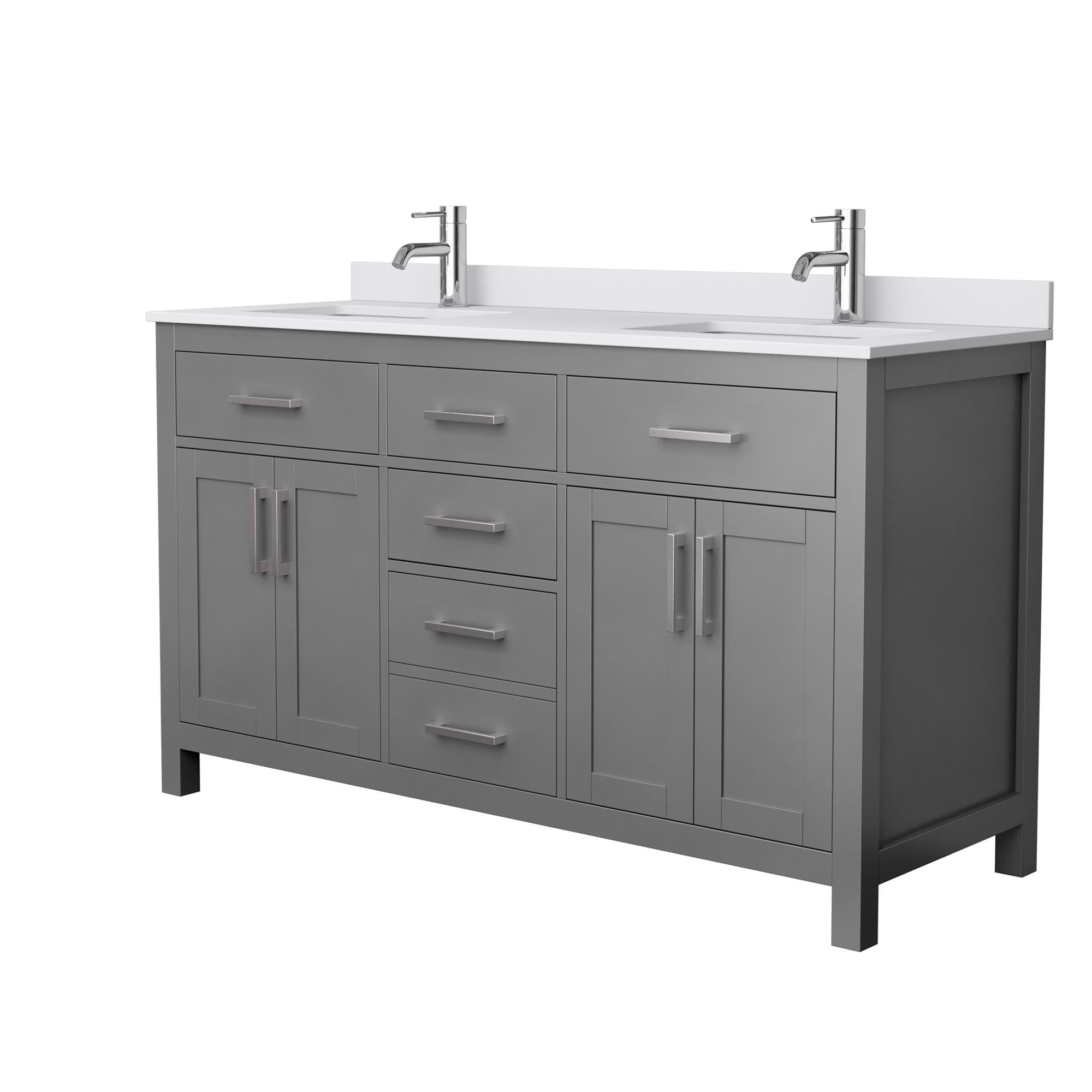 Wyndham Collection WCG242460DKGWCUNSMXX Bath-Vanity-Combo - View #2