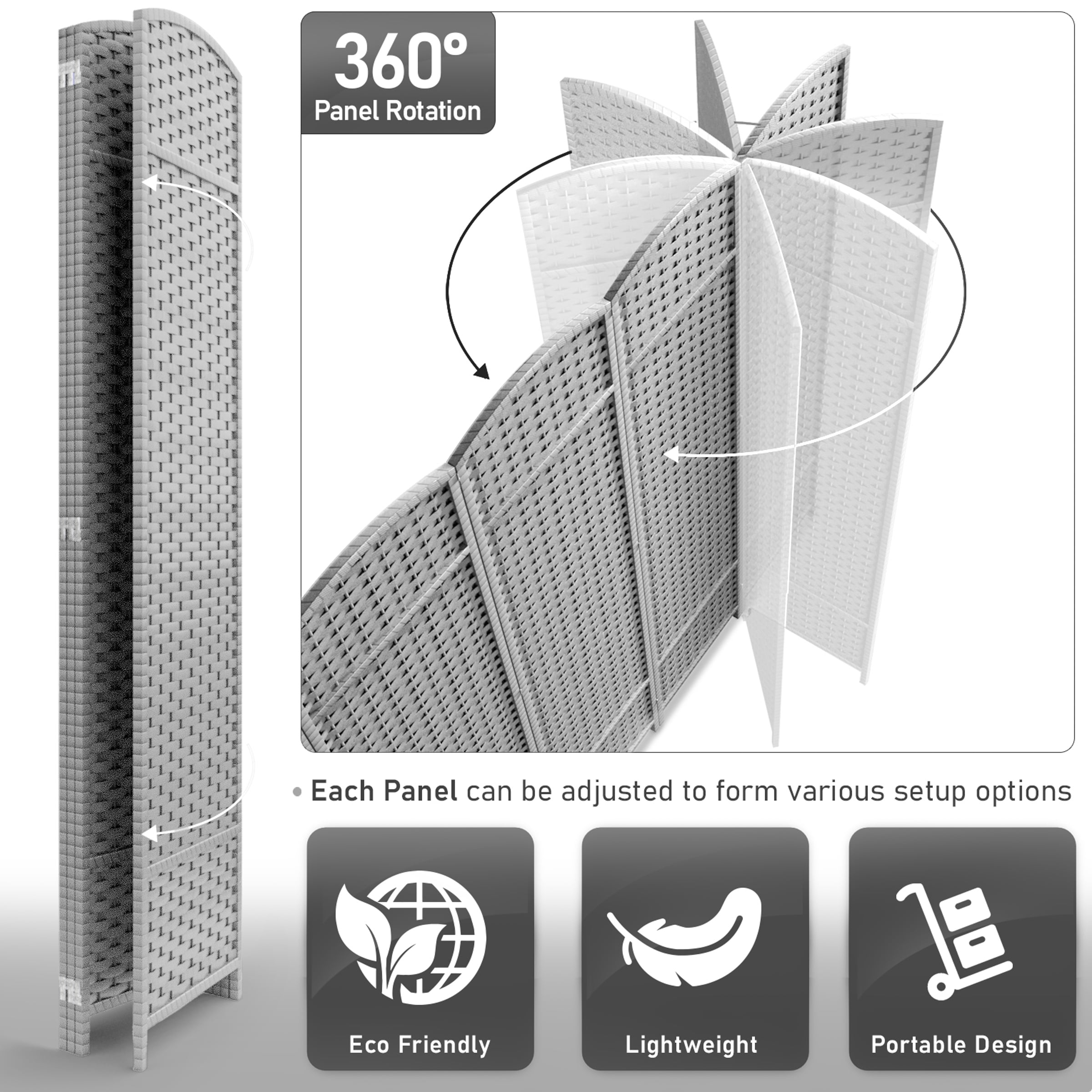 SORBUS 192405379703 Indoor-Privacy-Screens - View #4