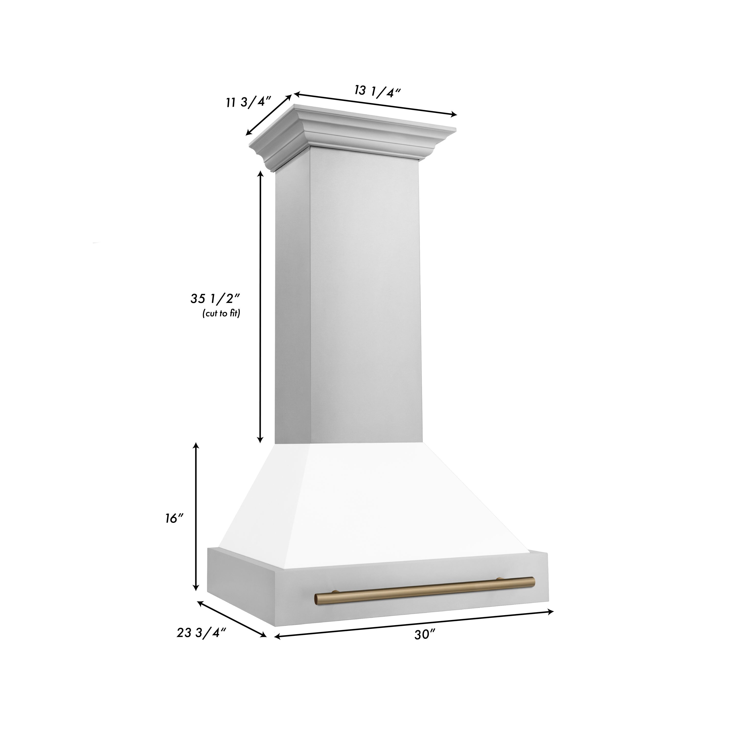 ZLINE KITCHEN & BATH 8654STZ-WM30-CB Wall-Mounted-Range-Hoods - View #3