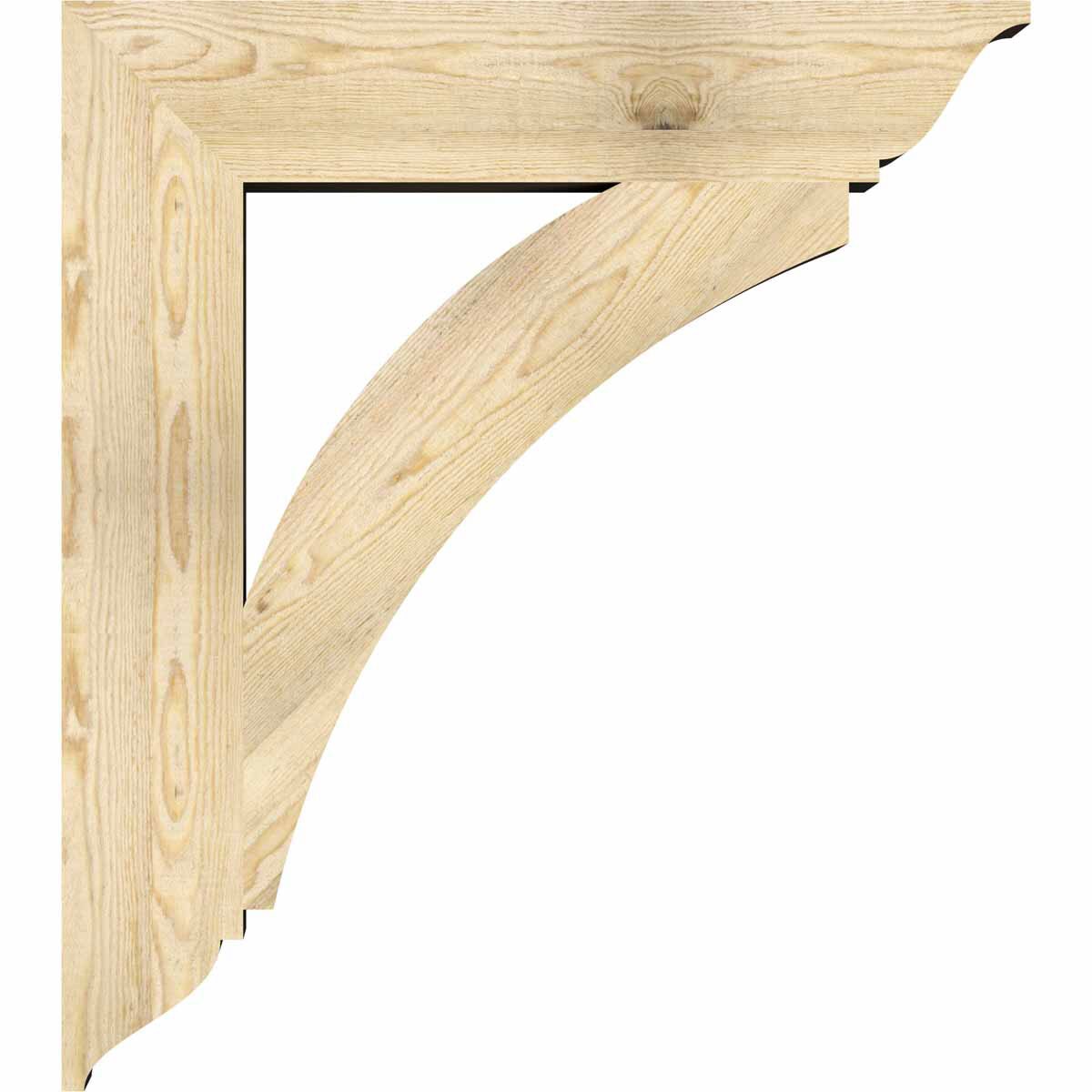Ekena Millwork BKT06X32X36THR01RDF Exterior-Brackets-Braces - View #3