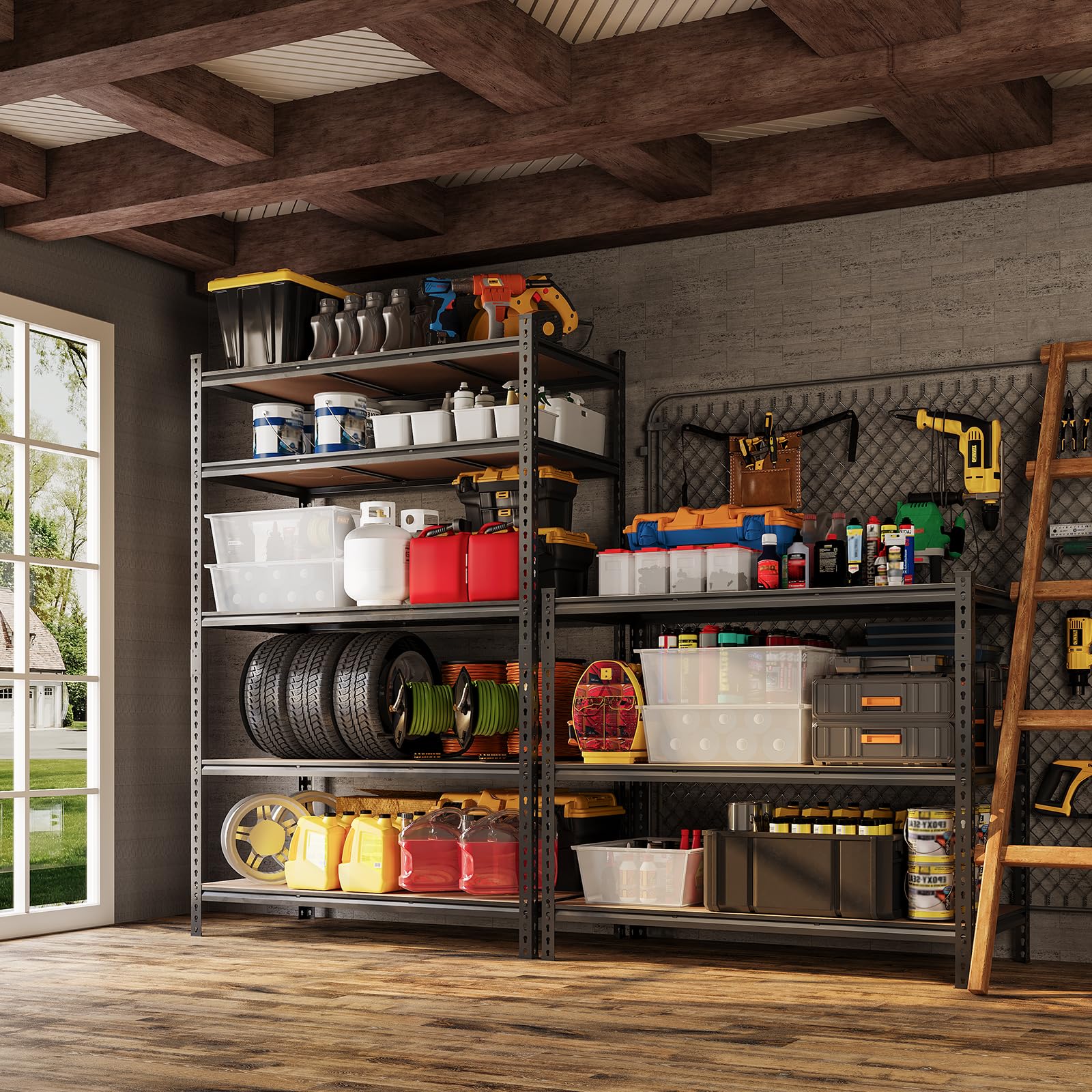 GarveeLife BVY-IBTB6P4FA Free-Standing-Shelving - View #4