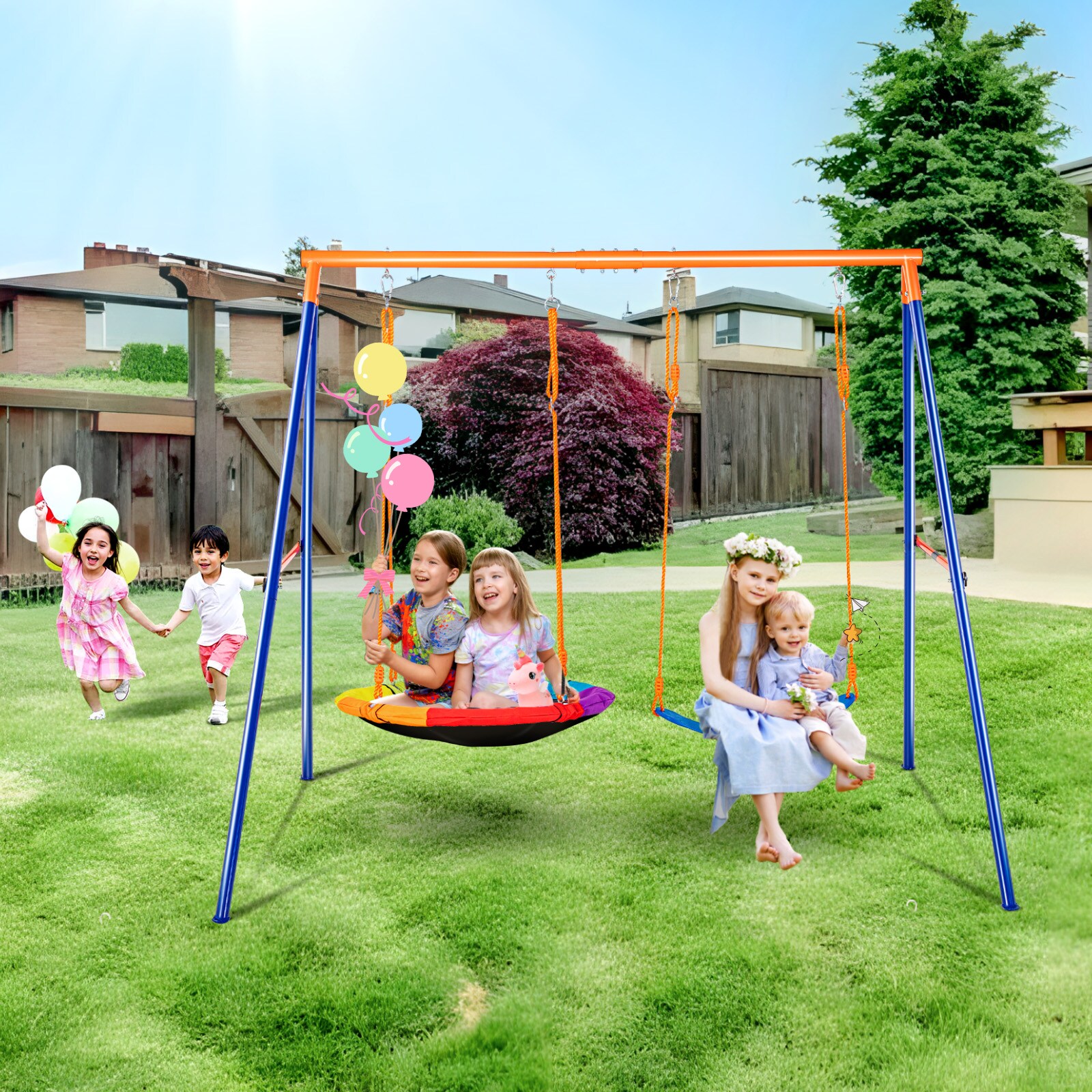 SVOPES SVOPESAXQQTZ207622V0 Playset-Swings - View #2