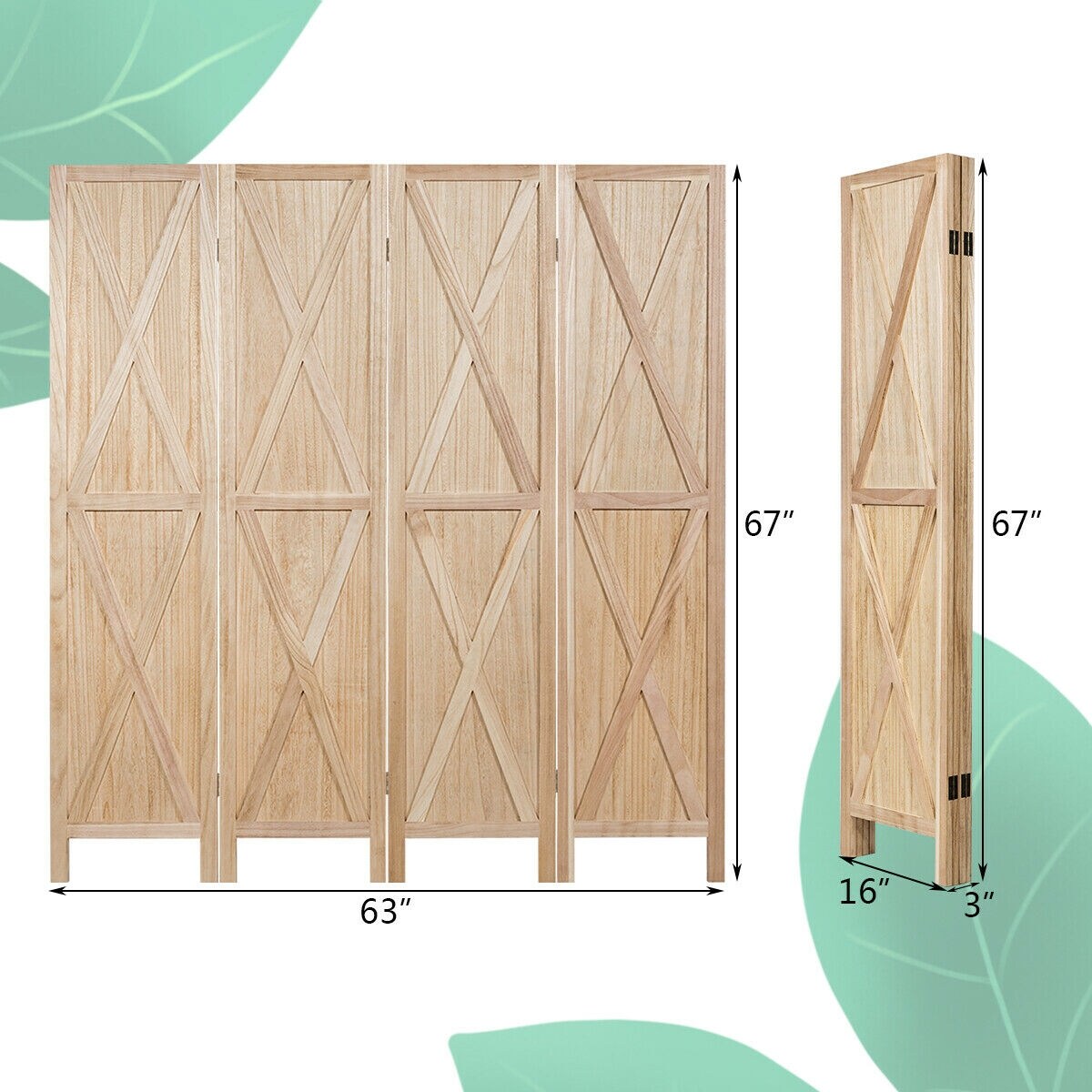 CASAINC WF-HYSN-65237BN Indoor-Privacy-Screens - View #4