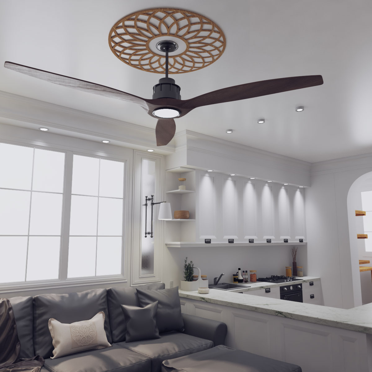 Ekena Millwork CM16AM2-03500 Ceiling-Medallions - View #8