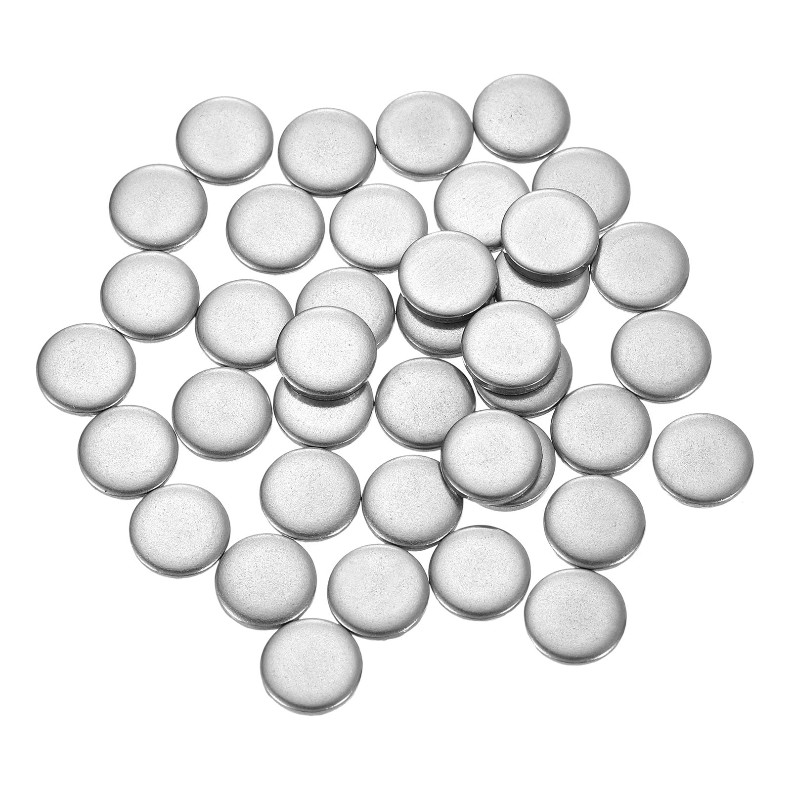 Unique Bargains - 120pcs Stainless Steel Disc 5/16inch(8mm) Dia 0.04inch(1mm) Thick 304 Stainless...