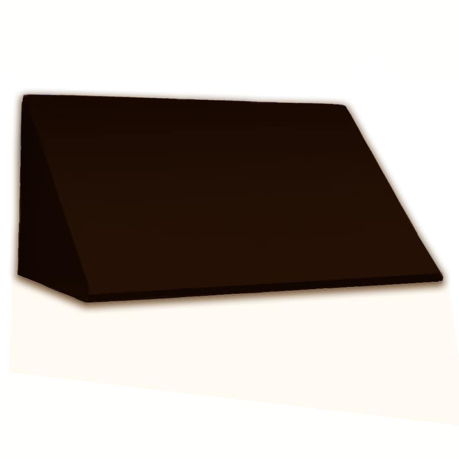 Awntech EF1836-NV-8BRN 100.5-Inches Wide x 36-Inches Projection x 18-Inches Height Fabric Solid Window/Door Awning