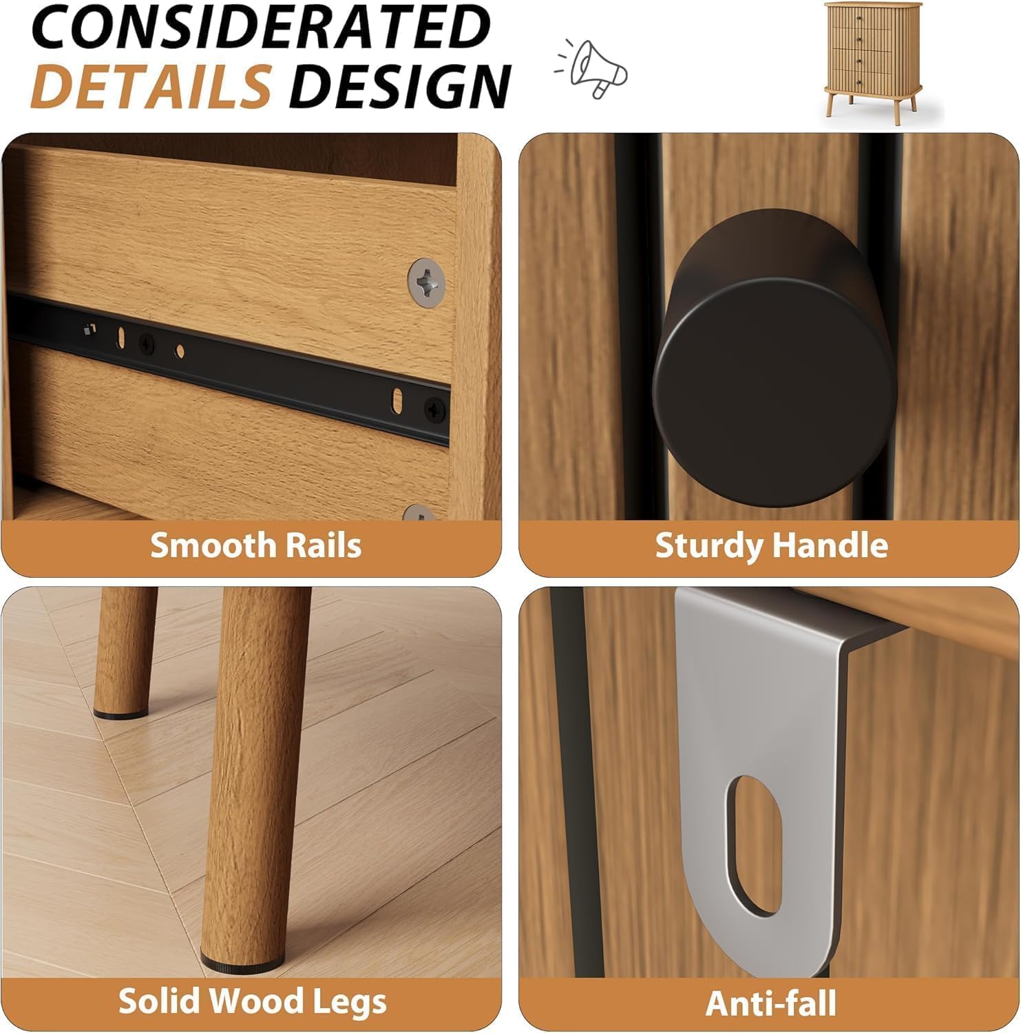Qeetex D23PHO14N7KK5G dressers - View #3