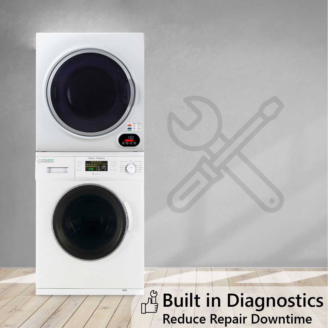 Equator Advanced Appliances EW 824N + ED 852 Combo-Washer-And-Dryer - View #16